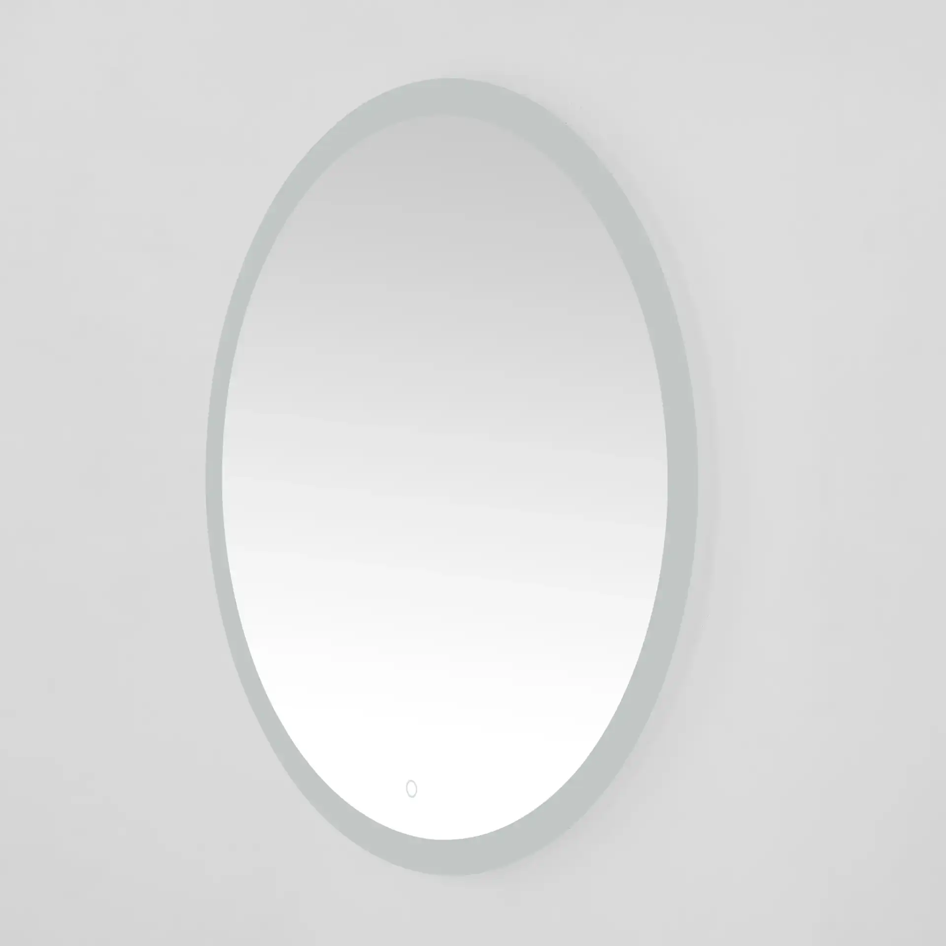 Whit 36" Led Mirror in Silver / White, detail view