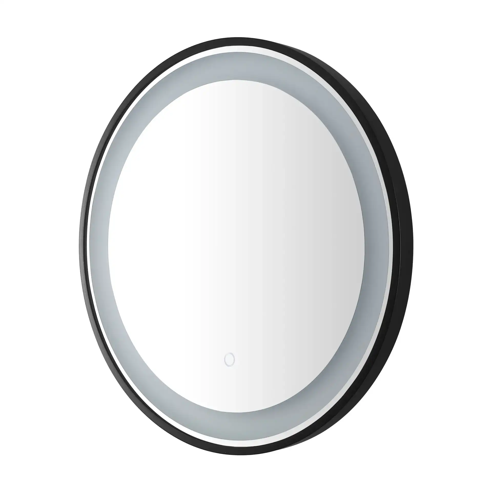 Blakewell 24" Led Mirror in Black / Silver, detail view