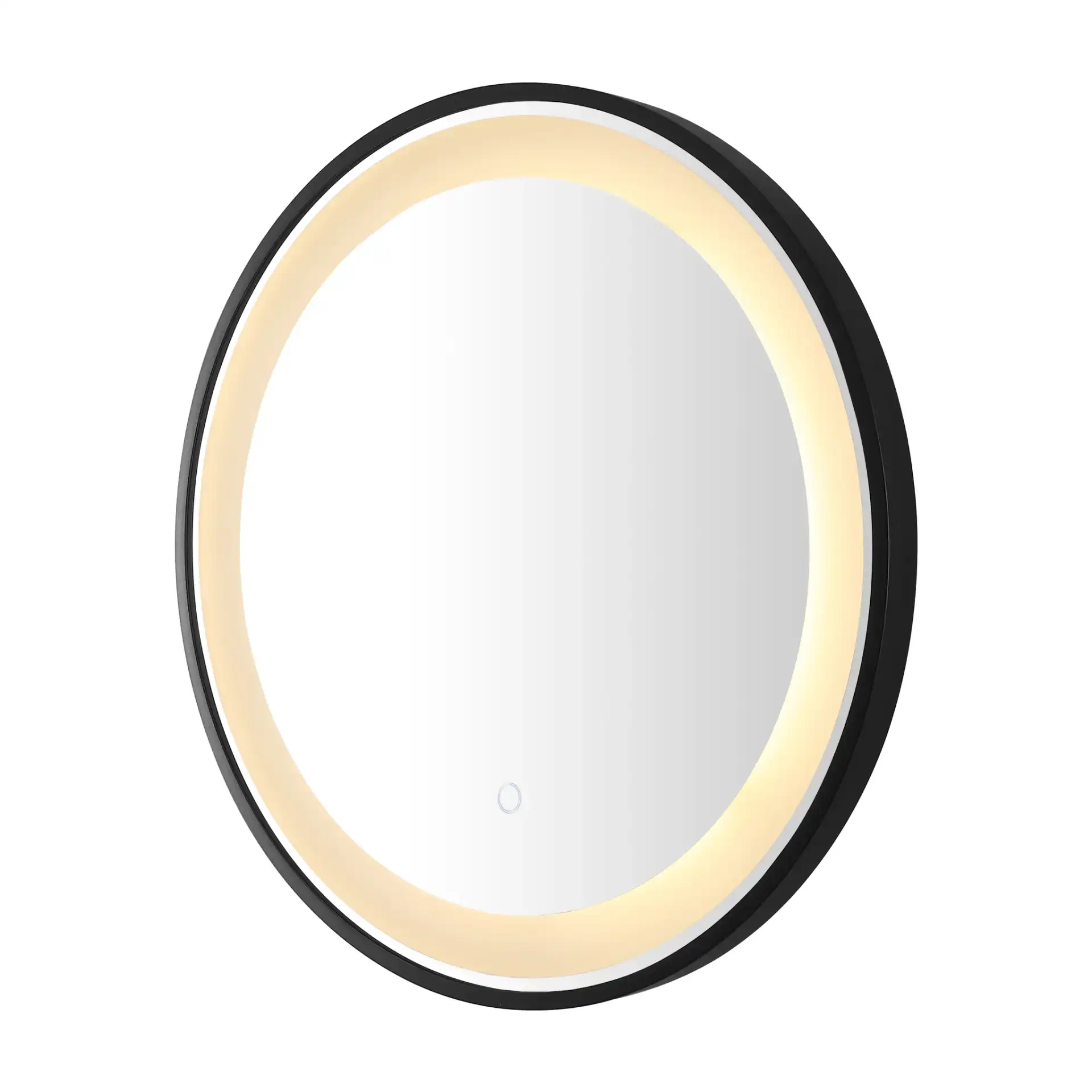 Blakewell 24" Led Mirror in Black / Silver, detail view