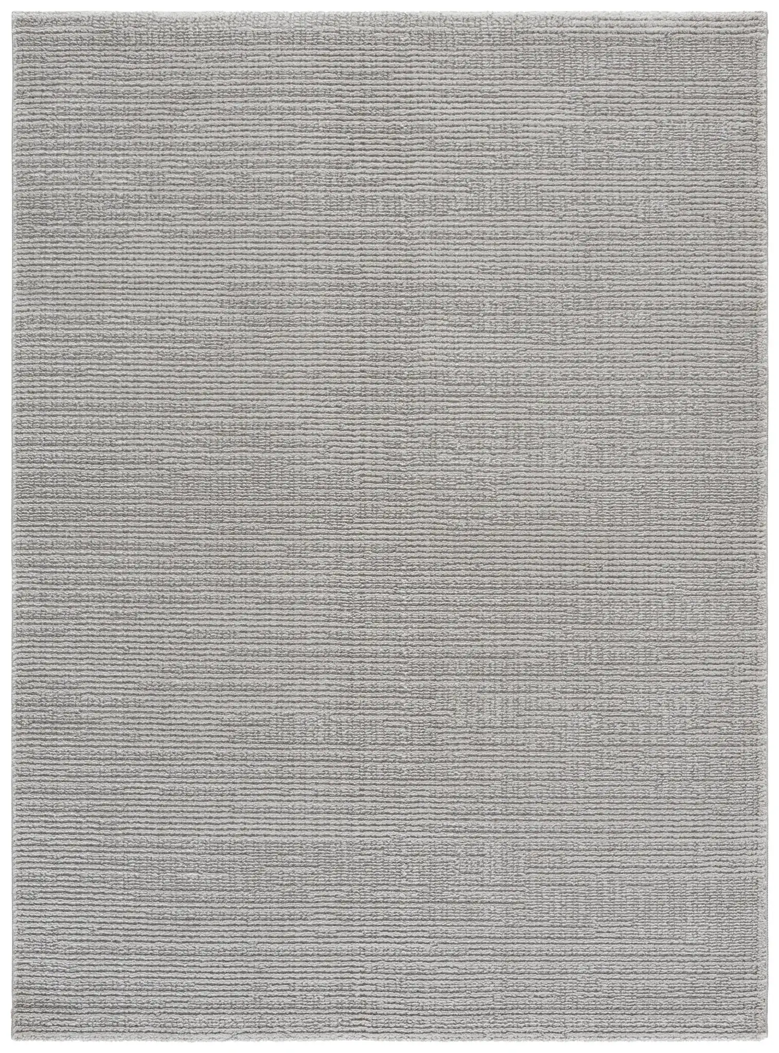 Lunara Modern Ribbed Rug in Gray / Light Gray
