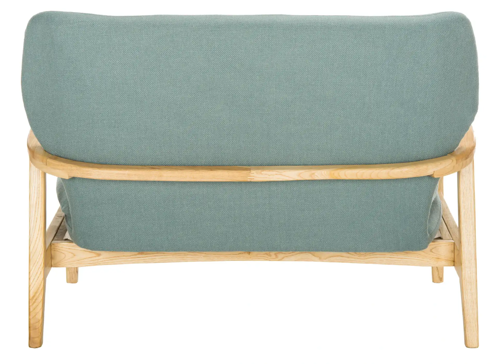 Ellaria Loveseat With Bench in Blue / Natural, detail view