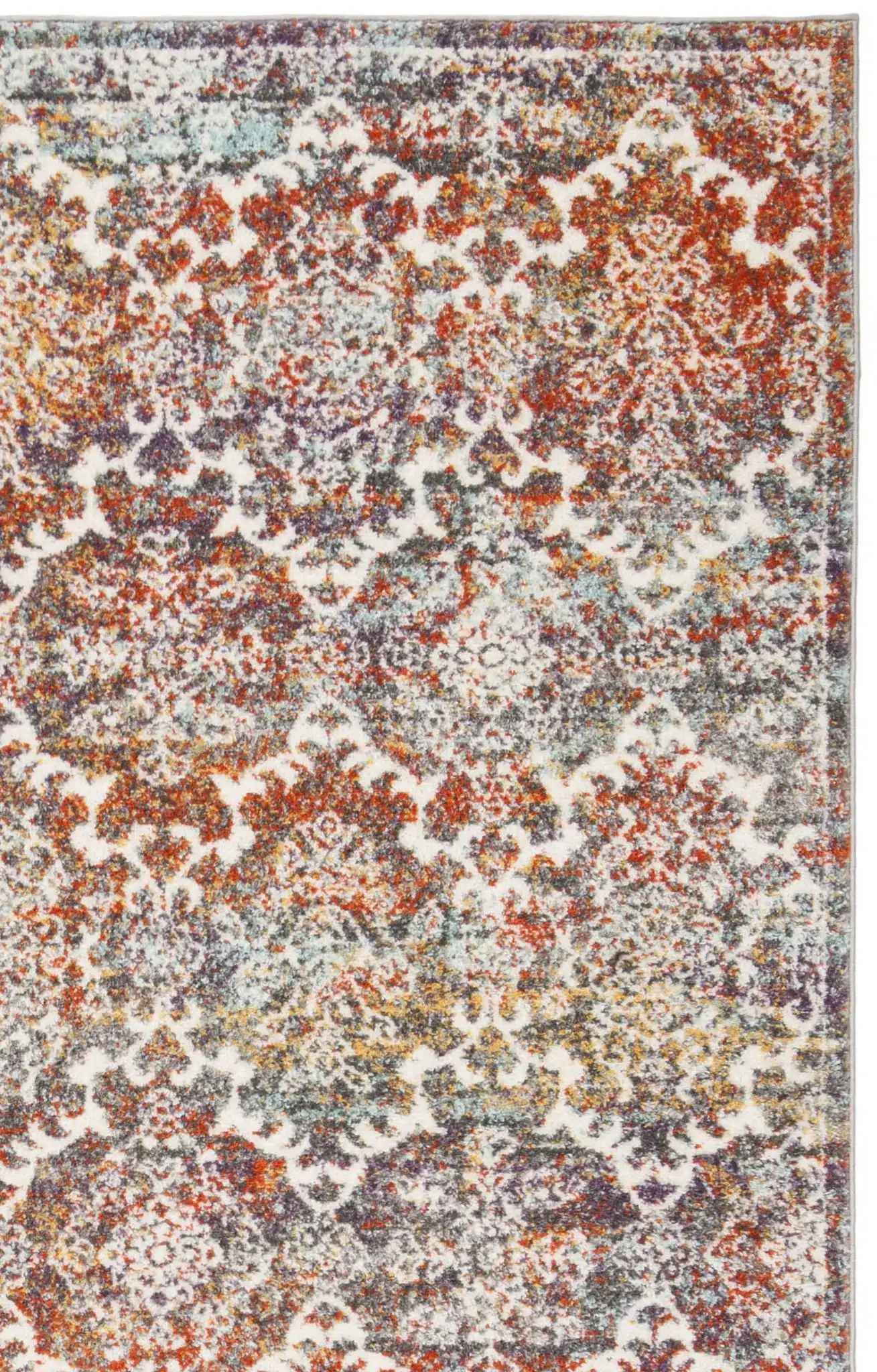 Light Gray / Rust