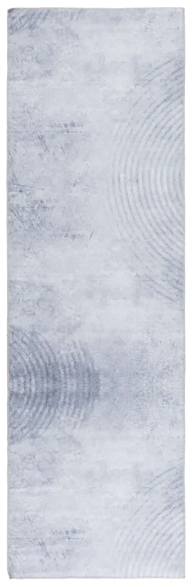 Malibu Ripple Washable Rug in Gray