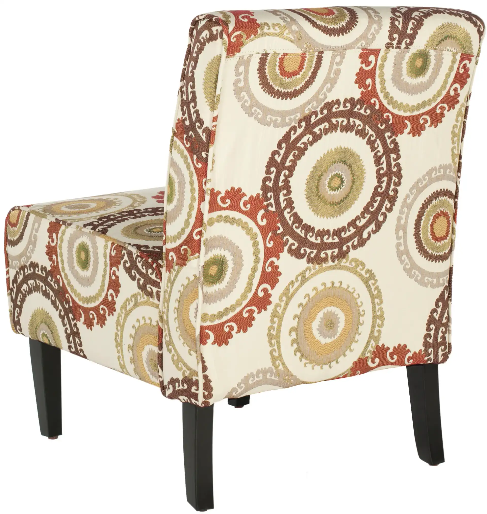 Marka Chair in Multicolor / Espresso, detail view