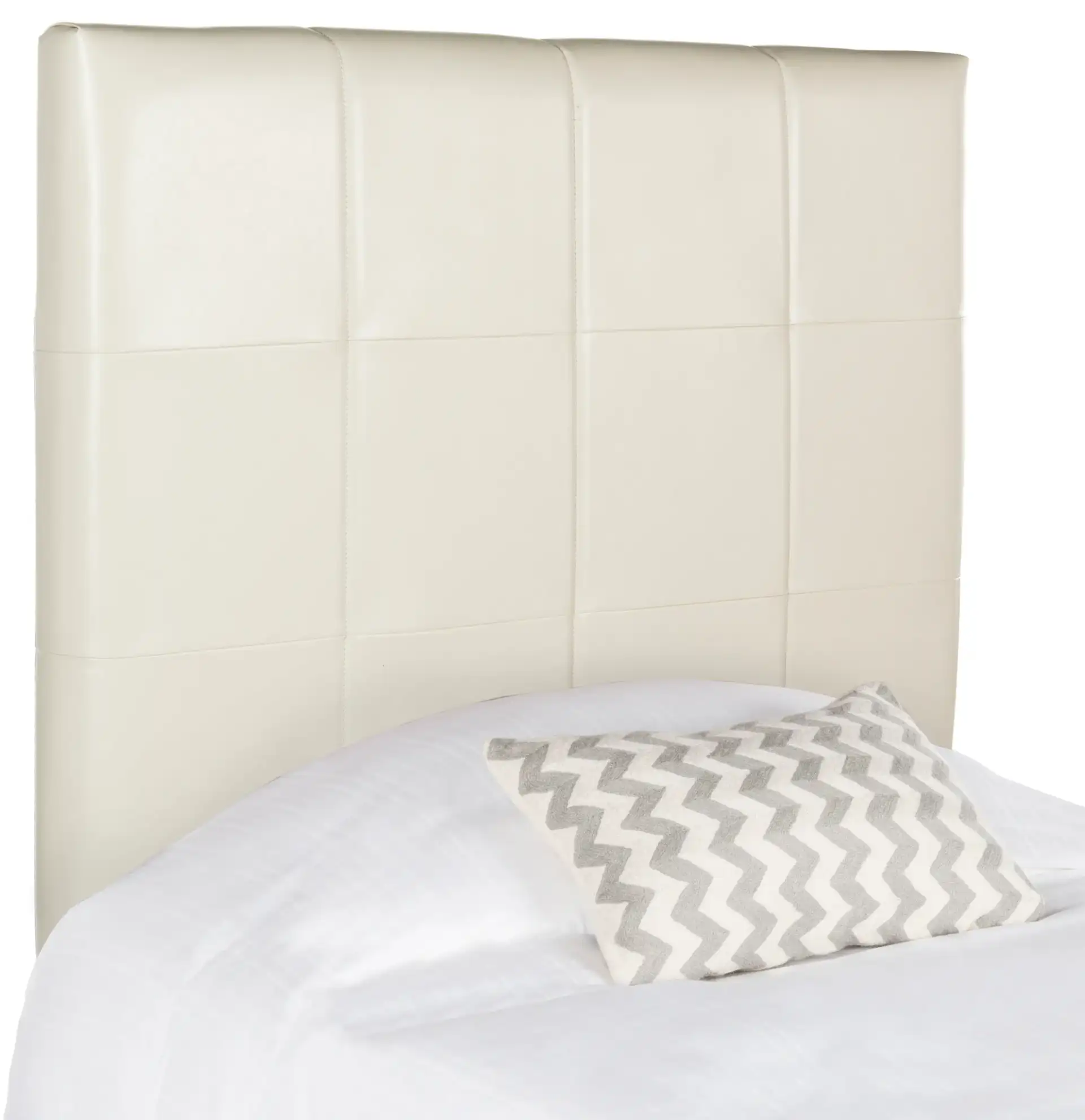 Quincy Headboard in Oyster Gray, detail view