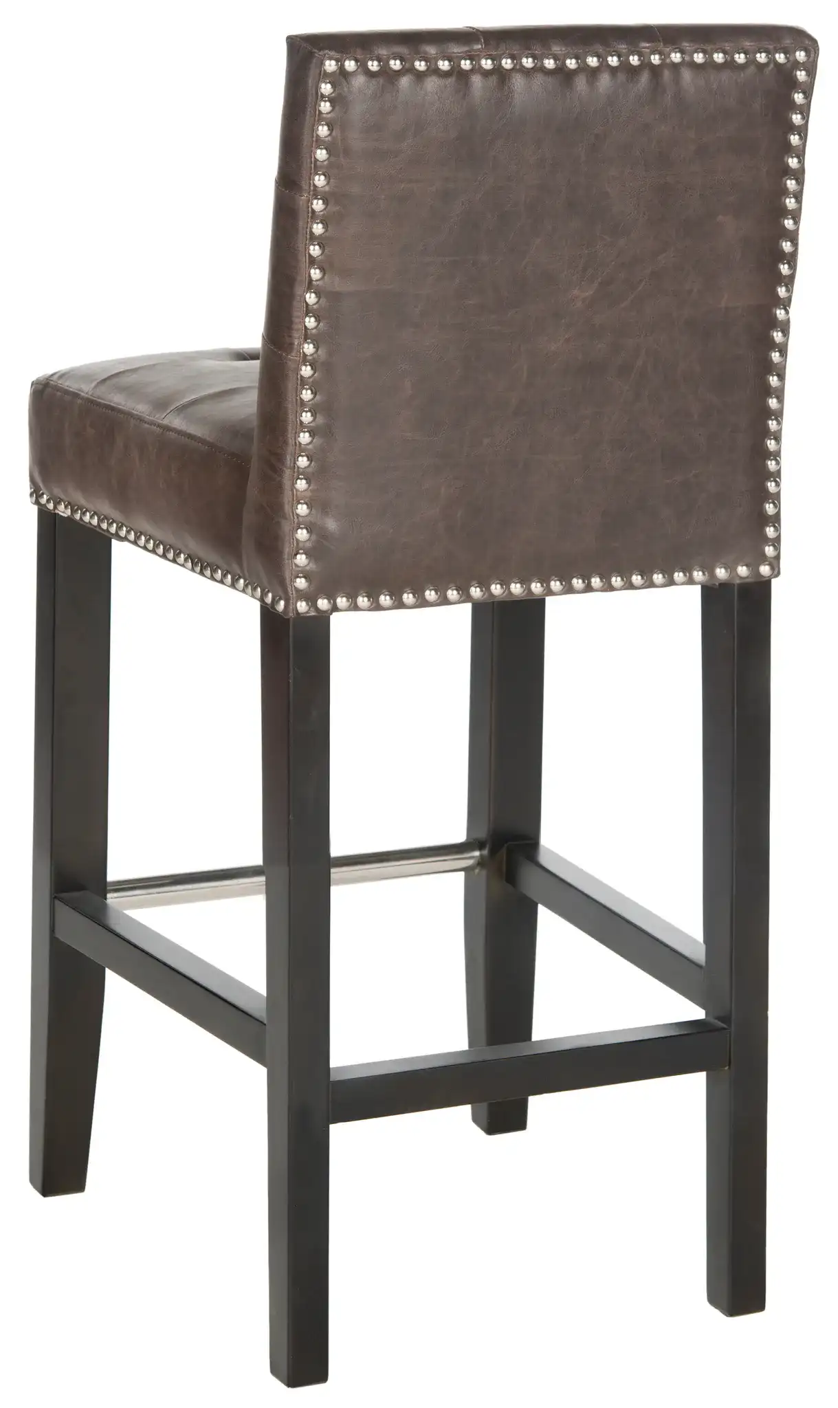 Thompson Counter Stool in Antique Brown, detail view
