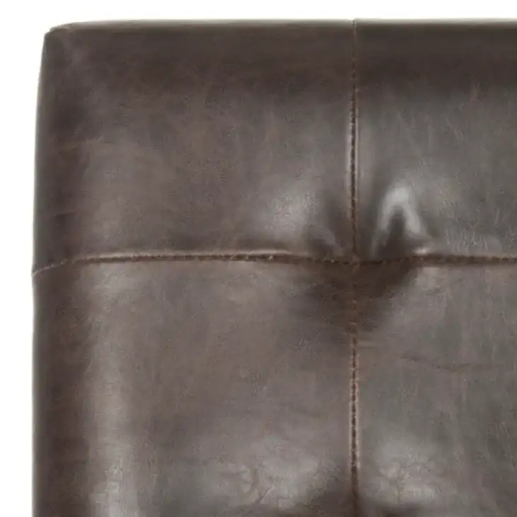 Thompson Counter Stool in Antique Brown, detail view