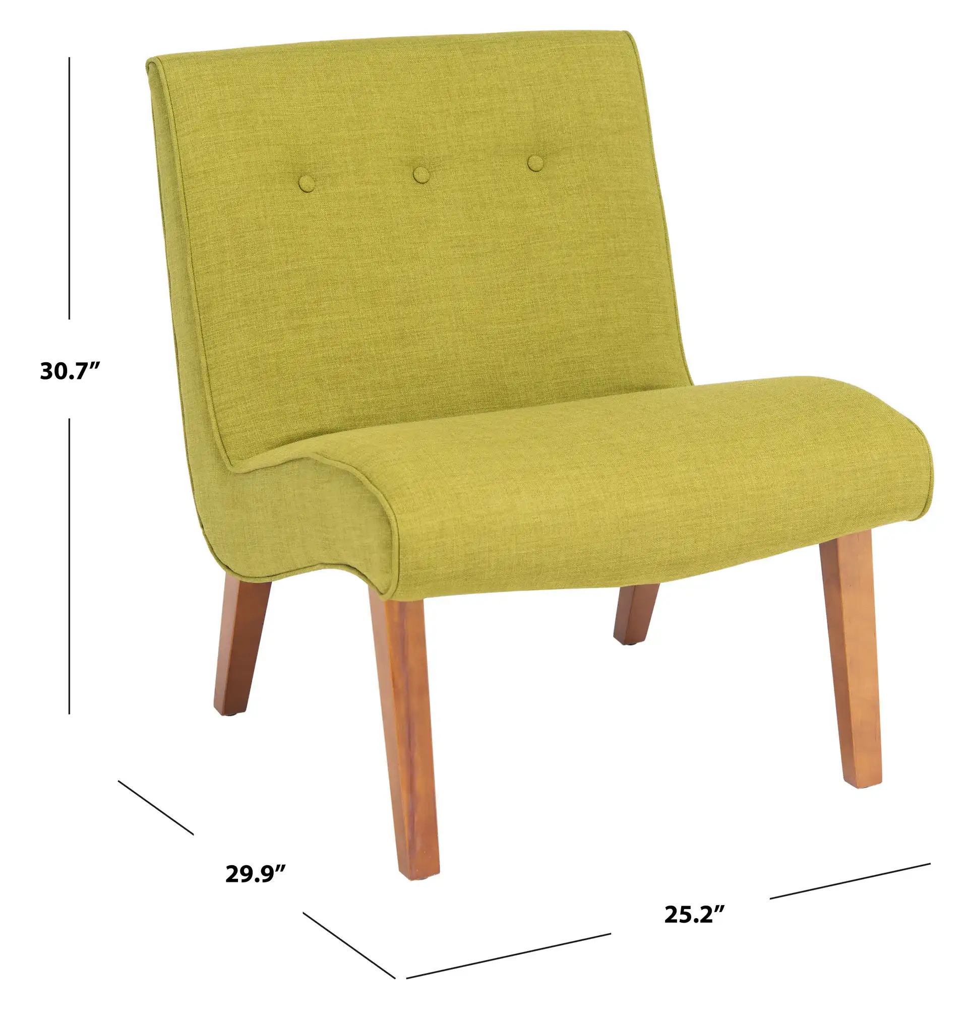 Mandell Chair in Sweet Pea, detail view
