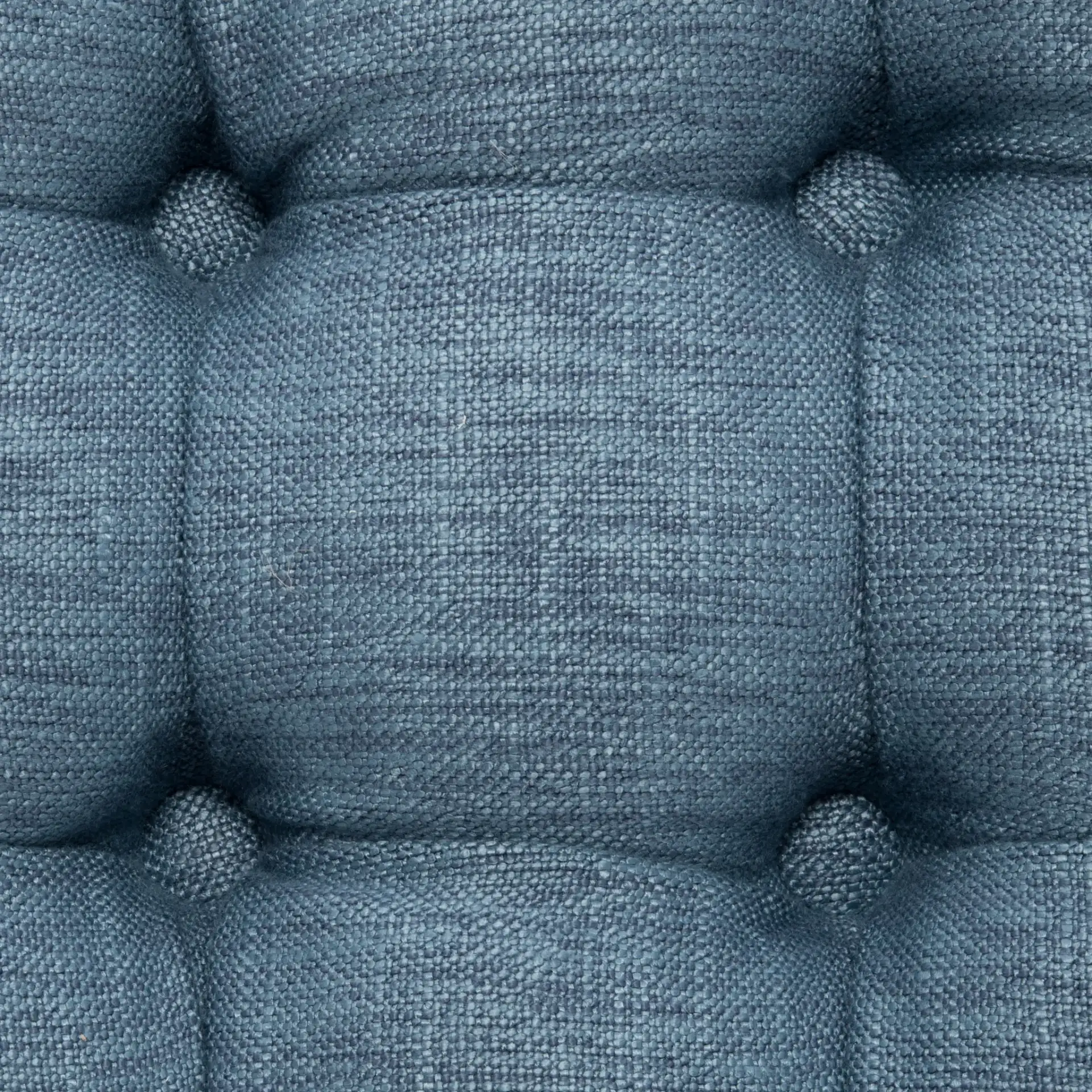 Charlene Ottoman in Navy Blue, detail view