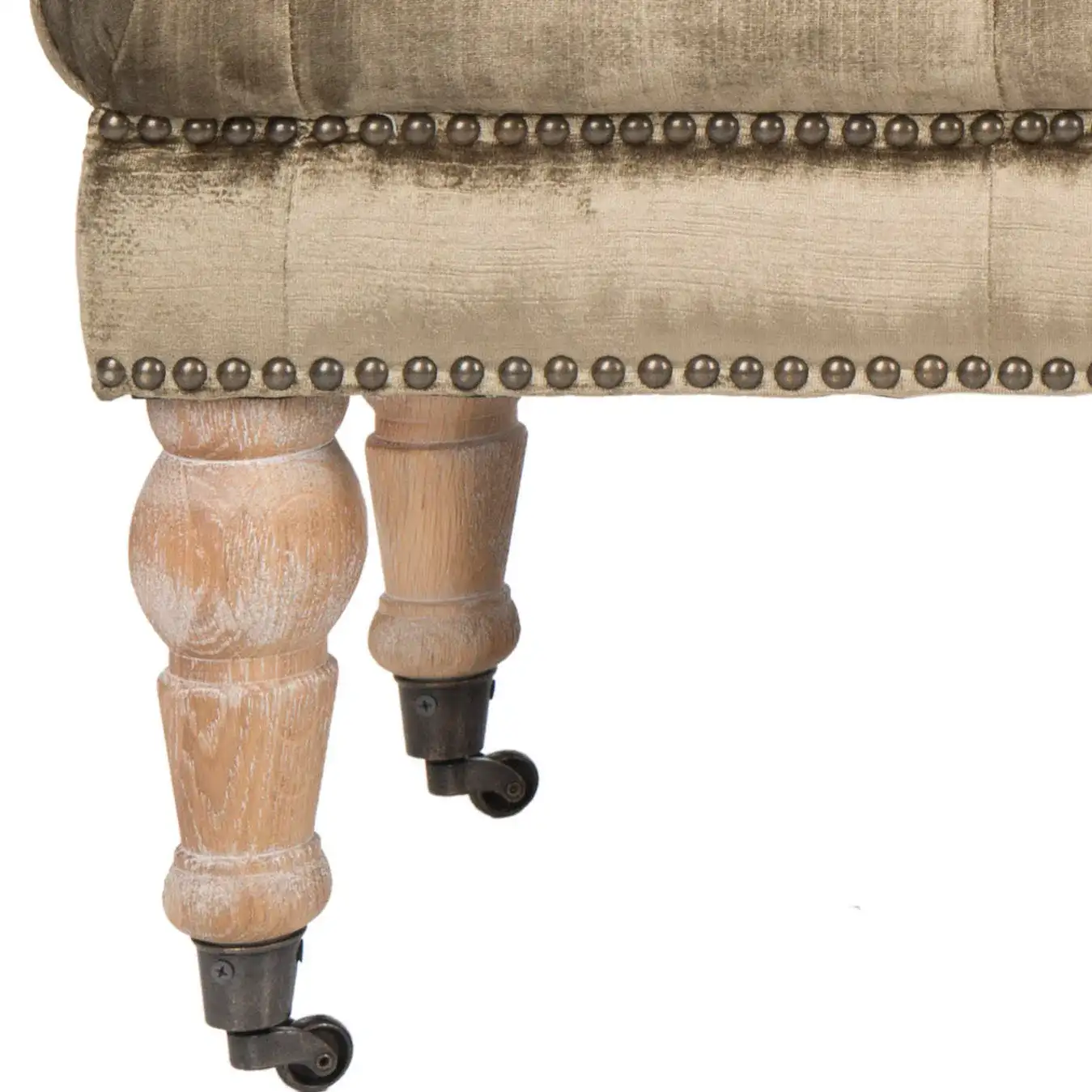 Barney Bench in Champagne, detail view