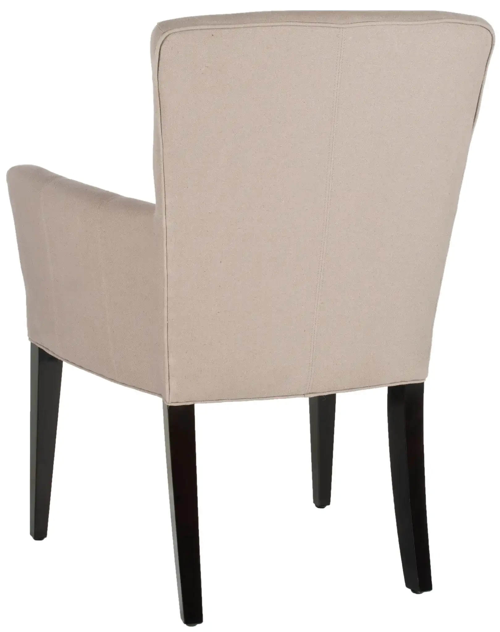 Dale Arm Chair in Taupe, detail view