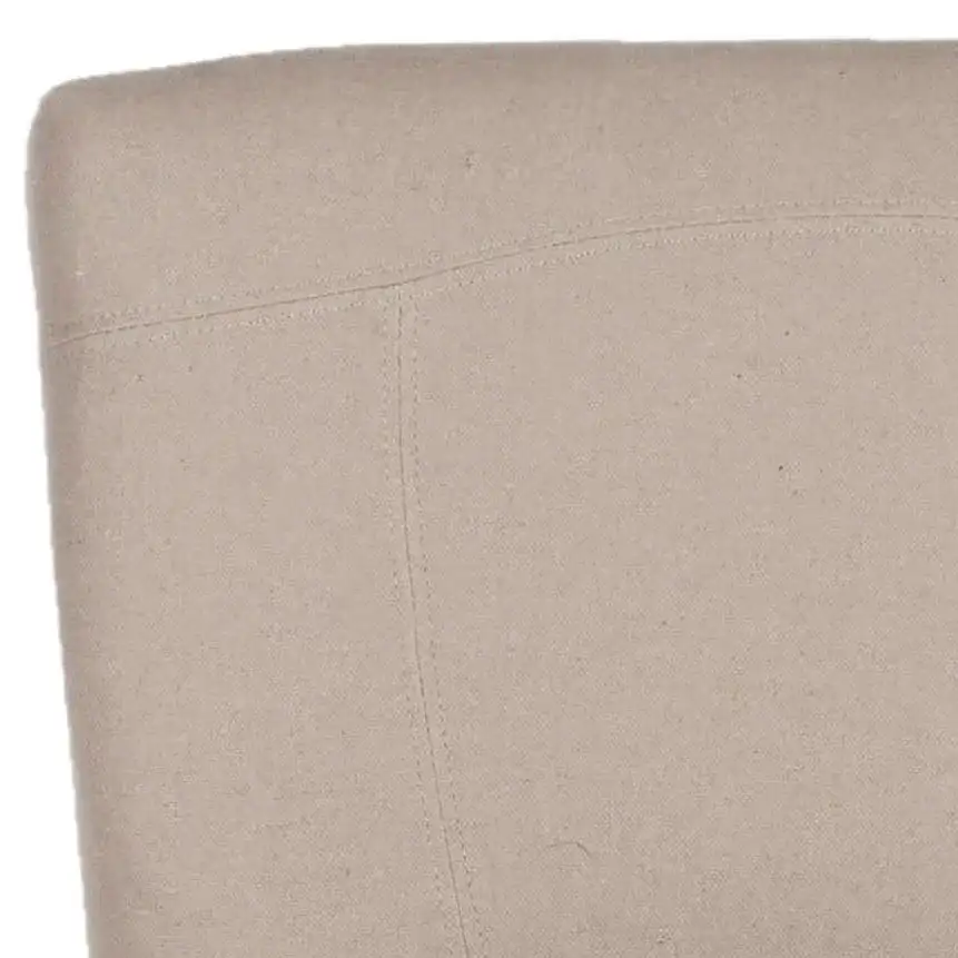 Dale Arm Chair in Taupe, detail view
