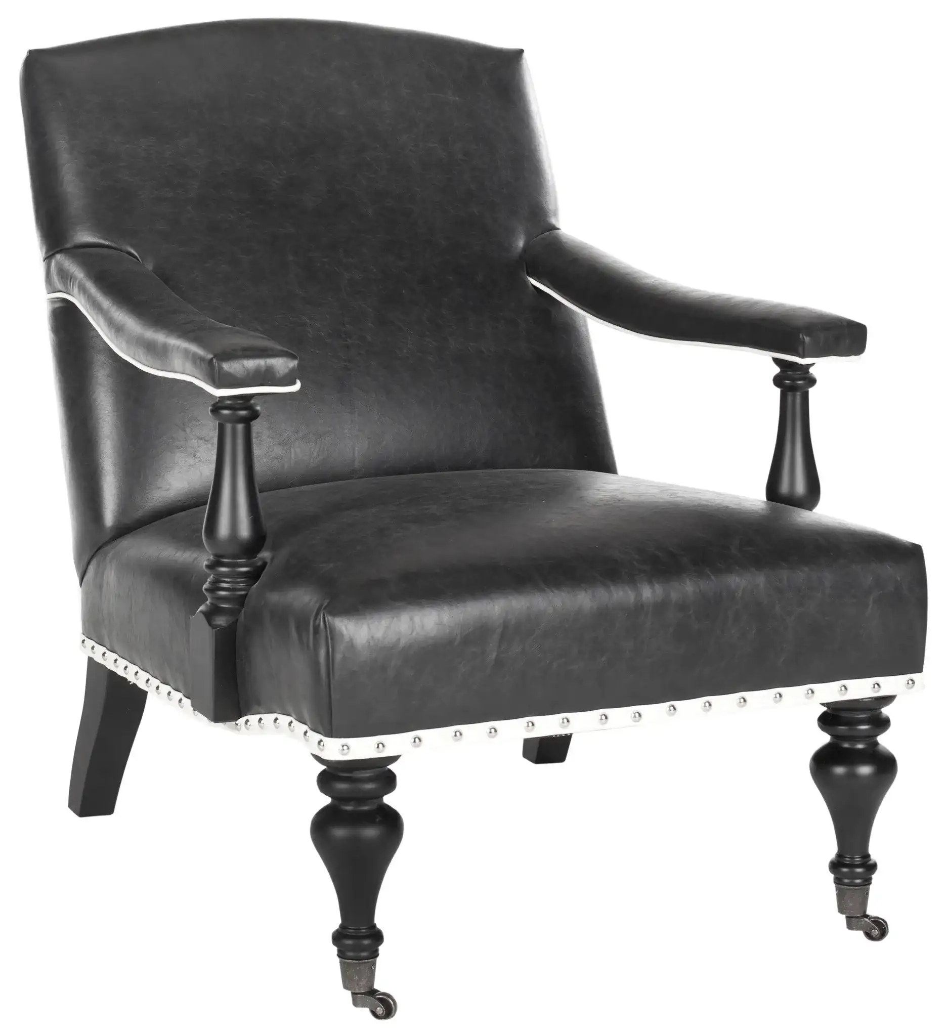 Devona Arm Chair in Antique Black