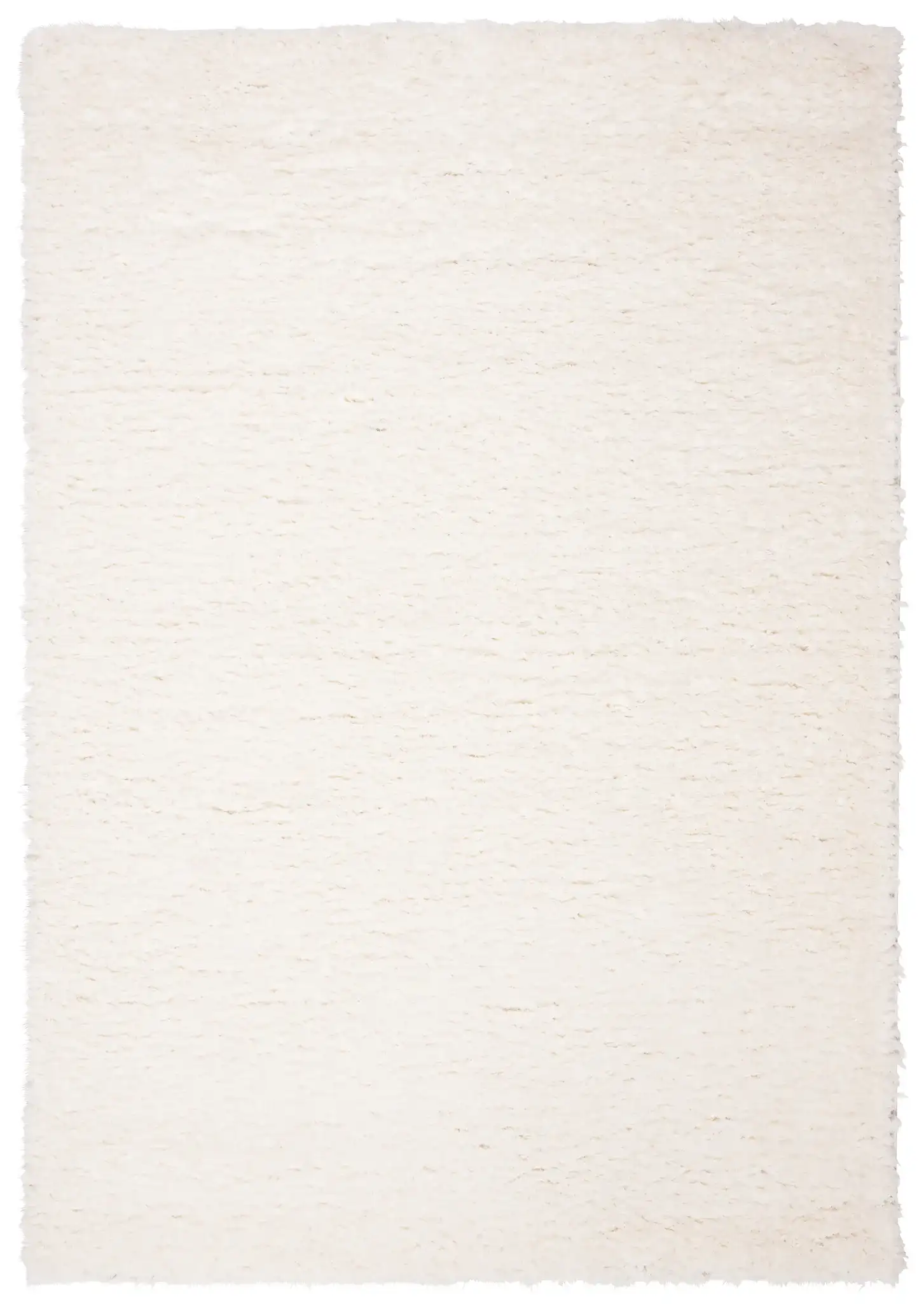 Madrid Solid Shag Rug in Ivory