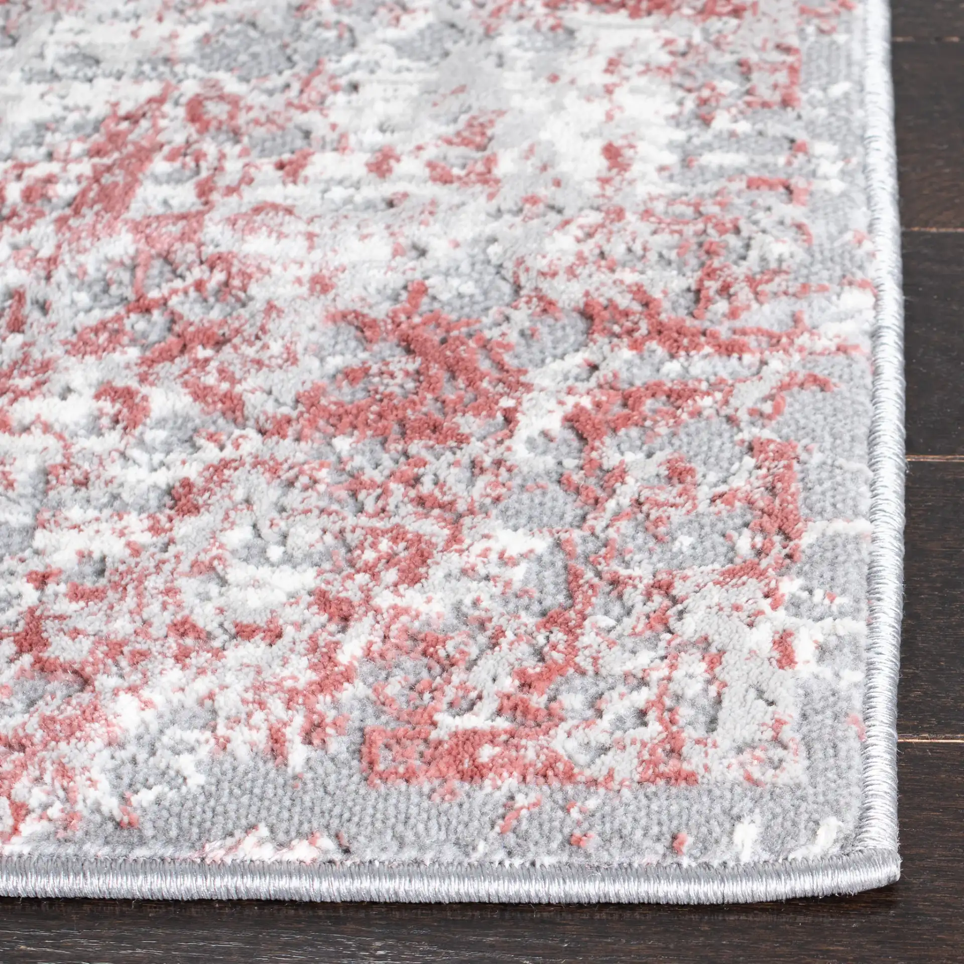 Meadow Mottled Abstract Rug in Meadow Mottled Abstract Rug in a styled room