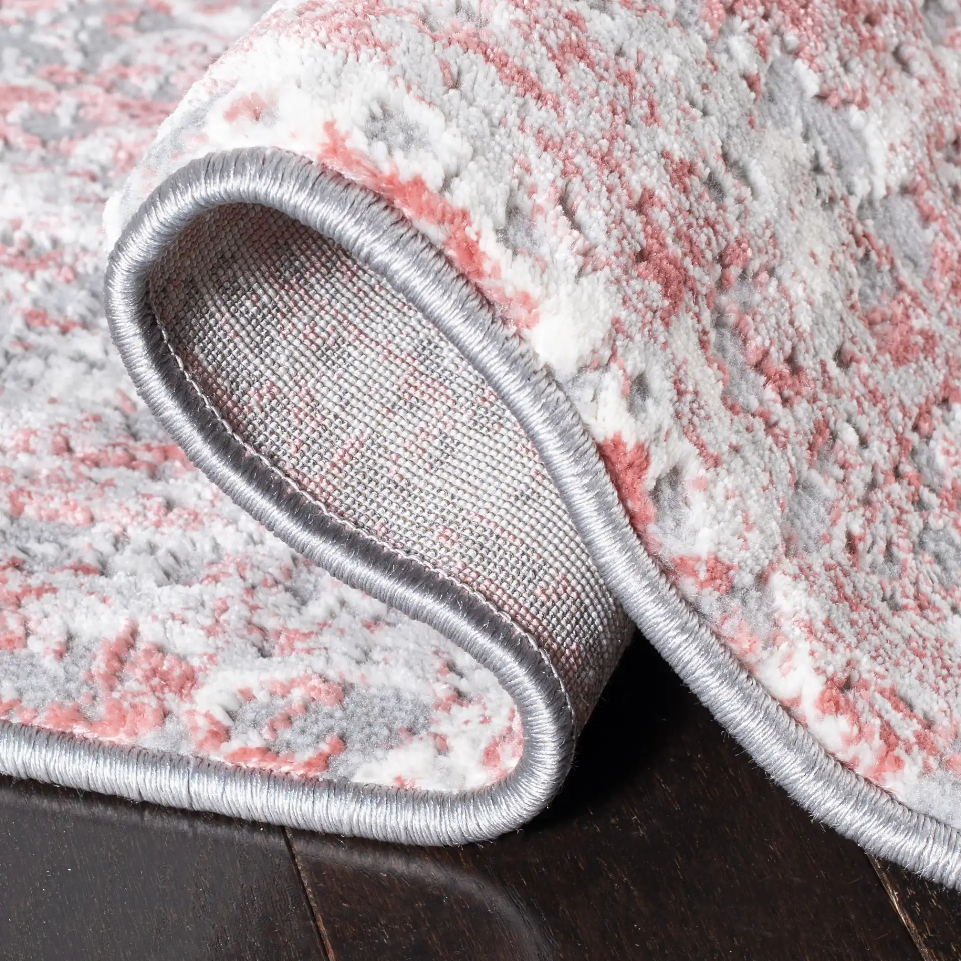 Meadow Mottled Abstract Rug in Meadow Mottled Abstract Rug in a styled room
