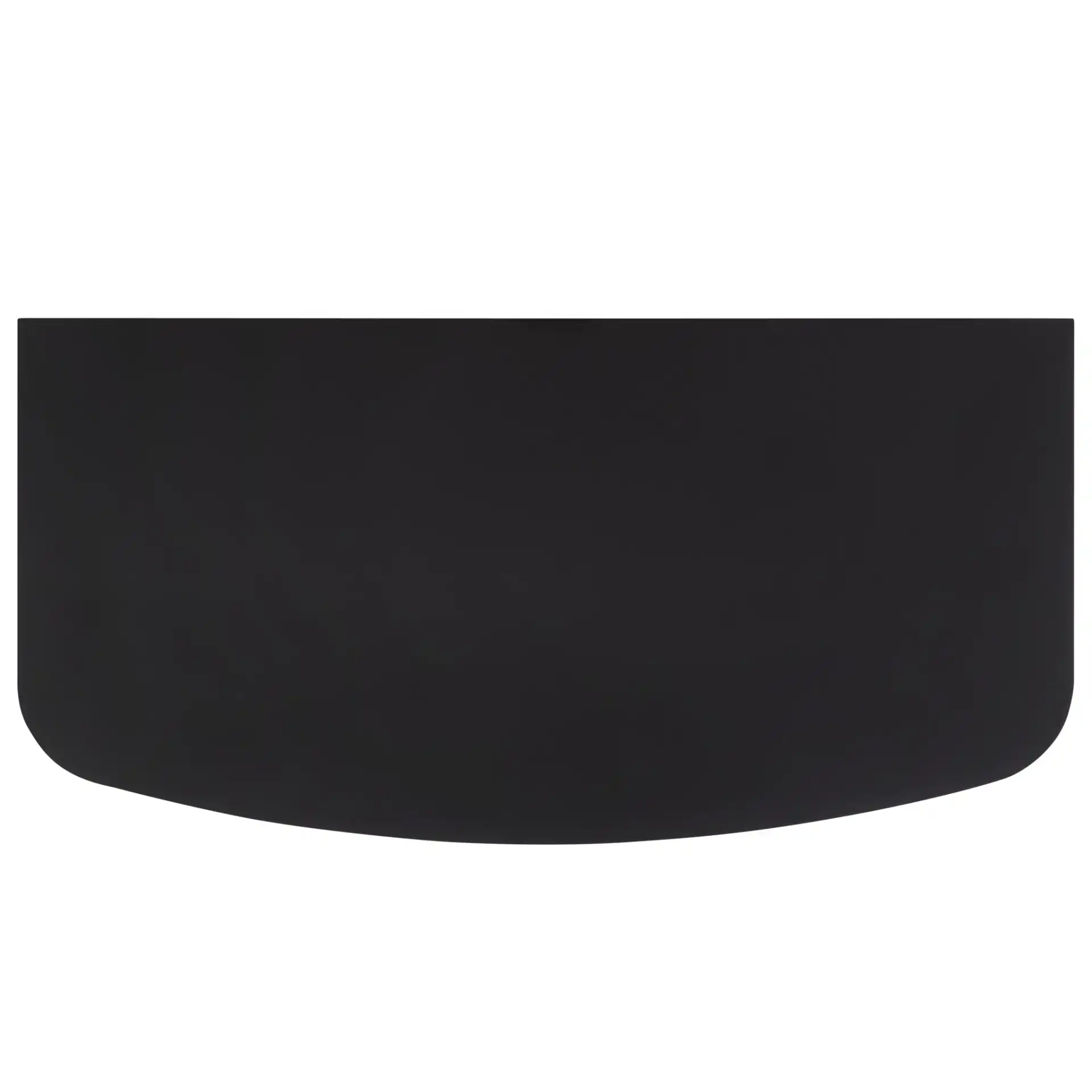 Sabby Tambour Door Compact Sideboard in Black, detail view
