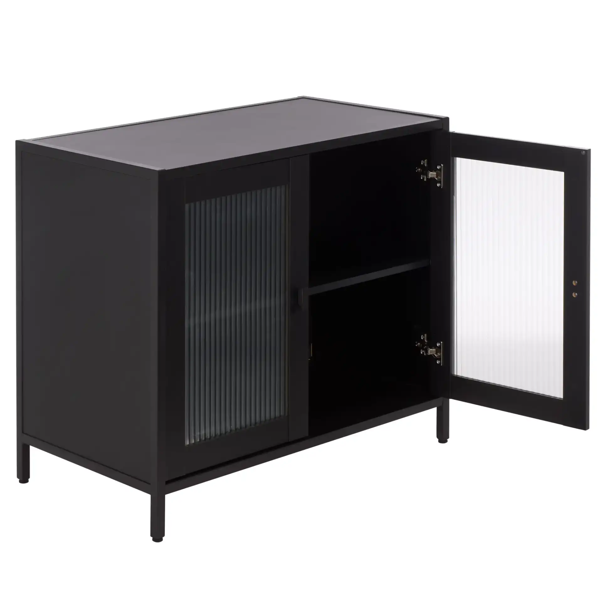 Donahue Sideboard/Media Stand in Black, detail view