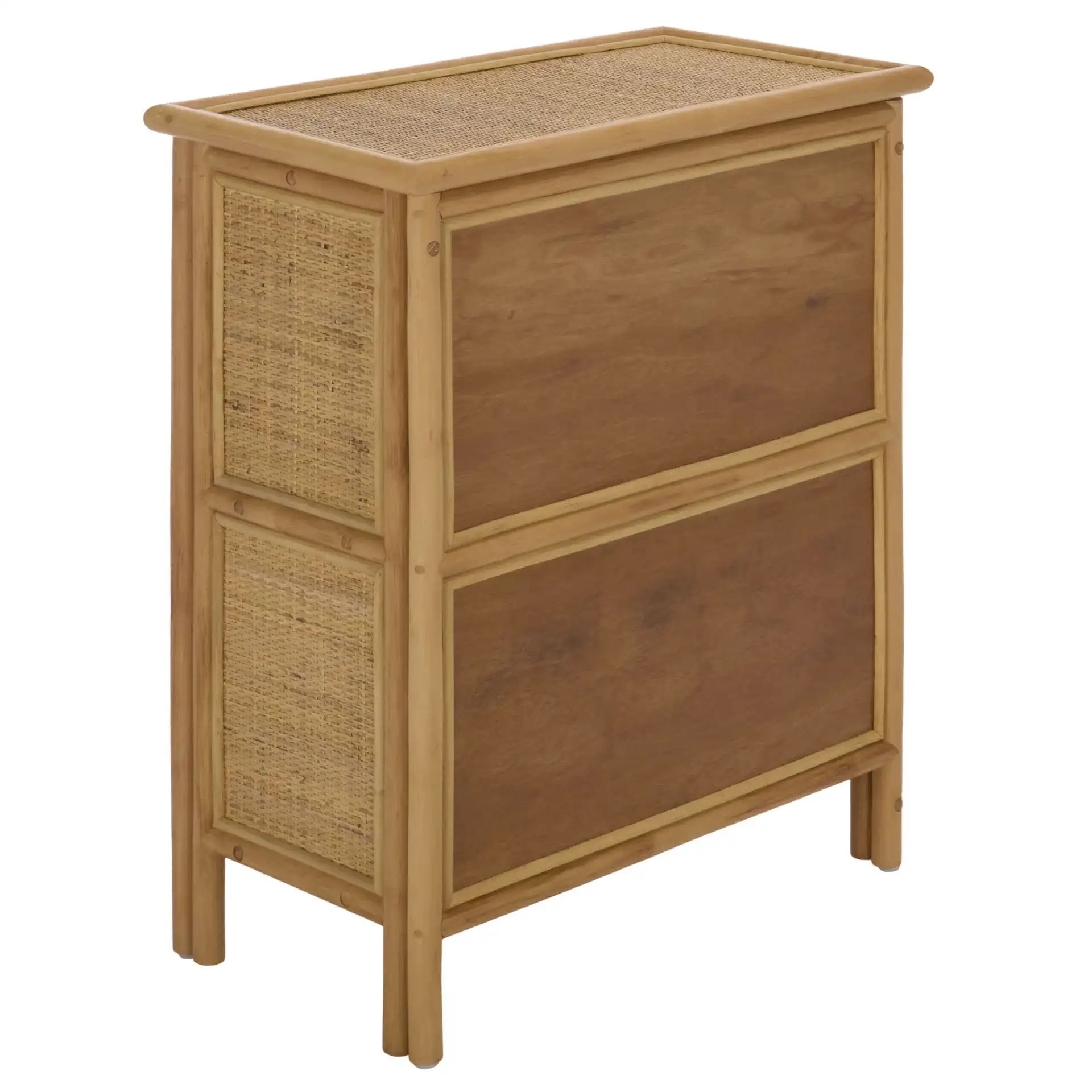 Evelina Rattan 2 Door Sideboard in Natural, detail view