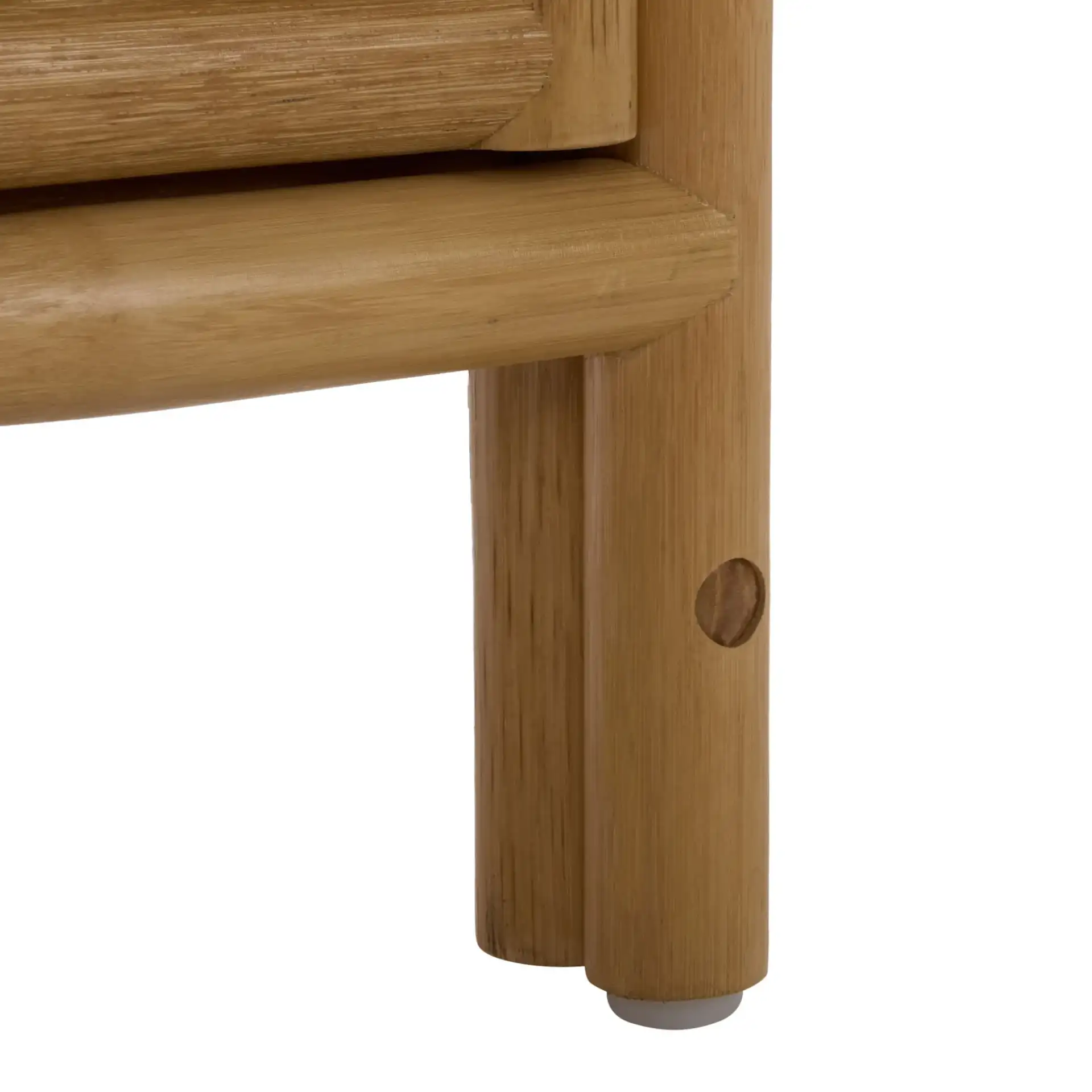 Evelina Rattan 2 Door Sideboard in Natural, detail view