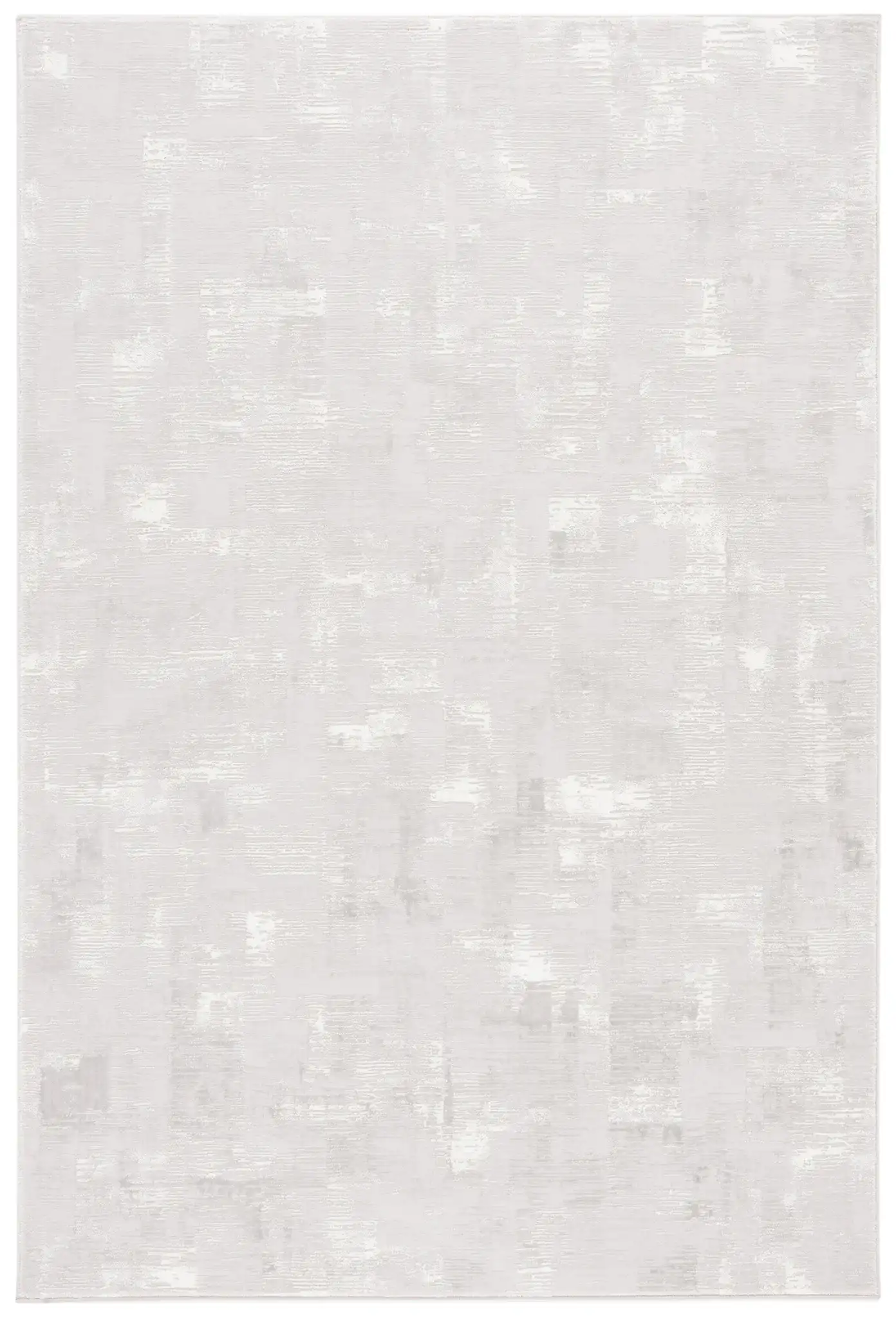 Memphis Distressed Abstract Rug in Gray / Ivory