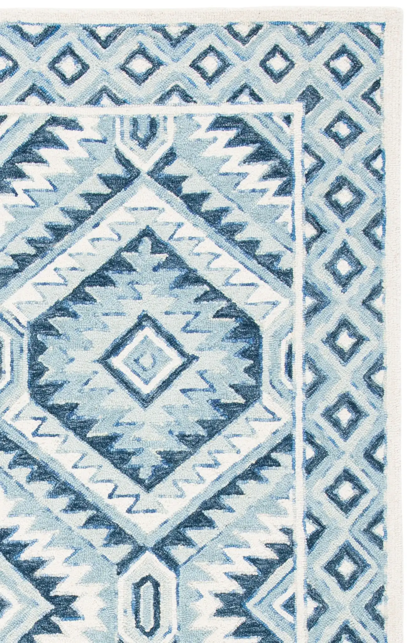 Blue / Ivory