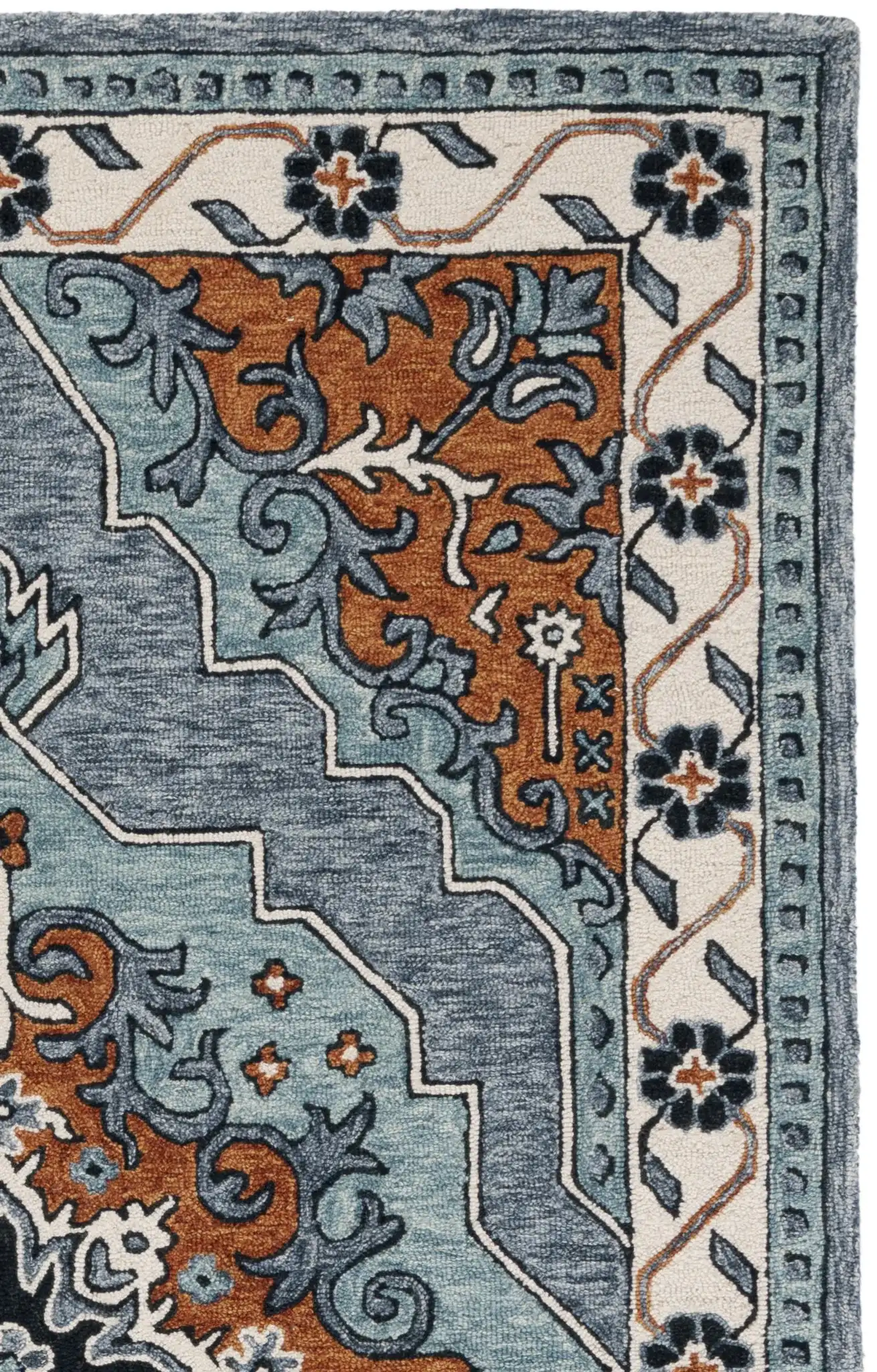 Blue / Ivory