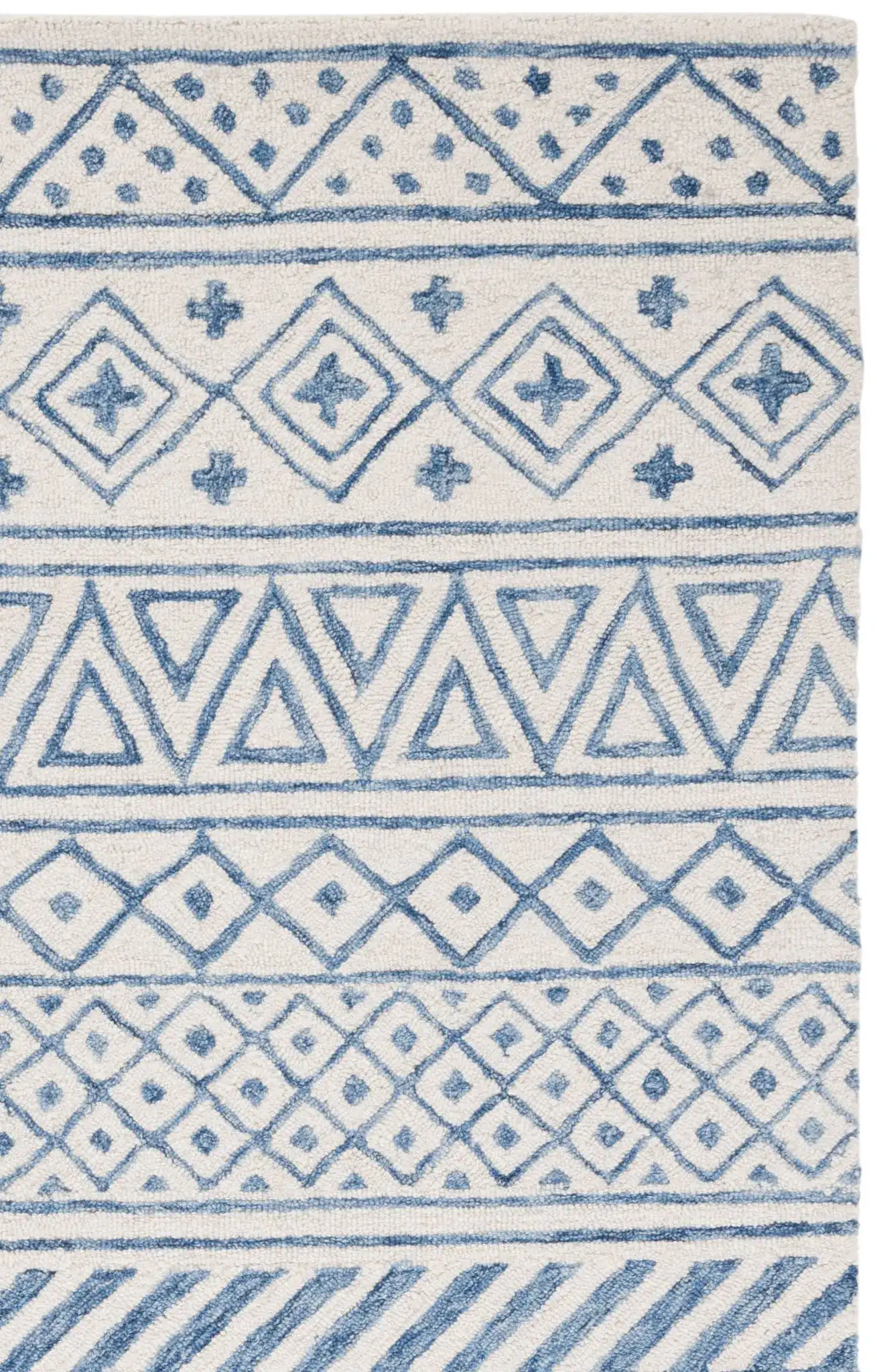 Ivory / Blue
