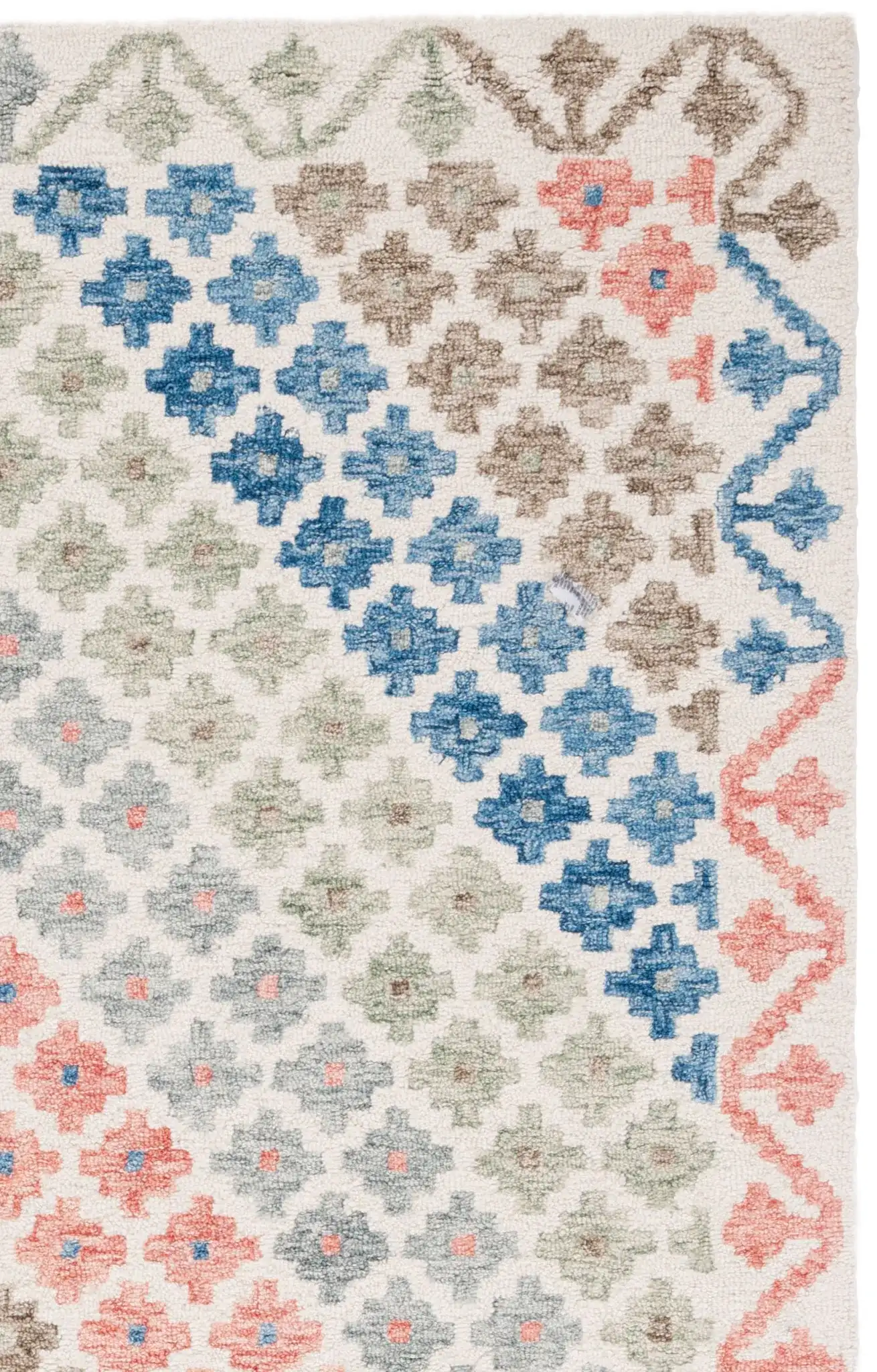 Ivory / Blue