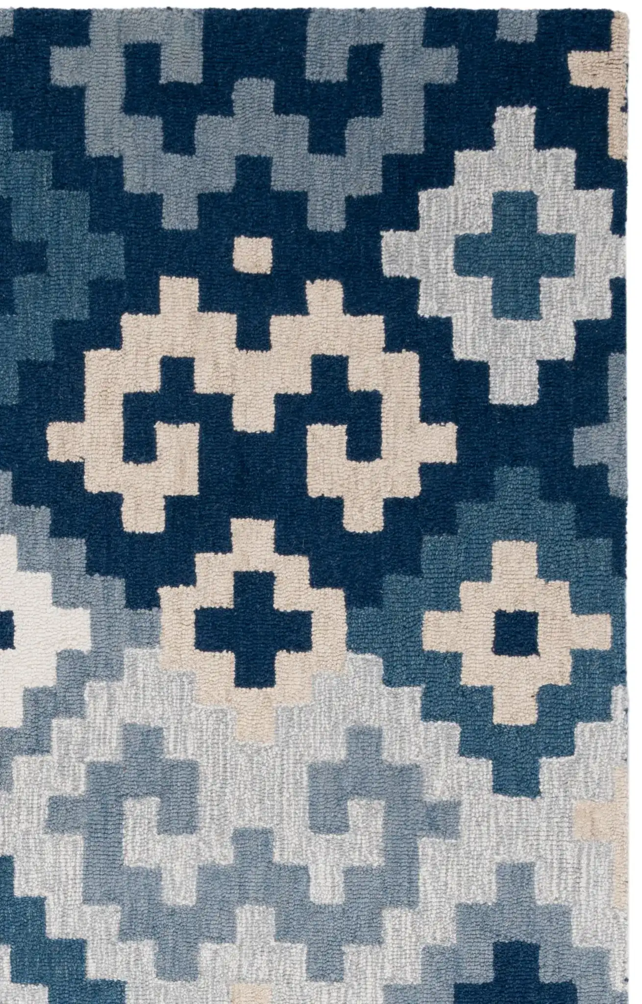 Blue / Ivory