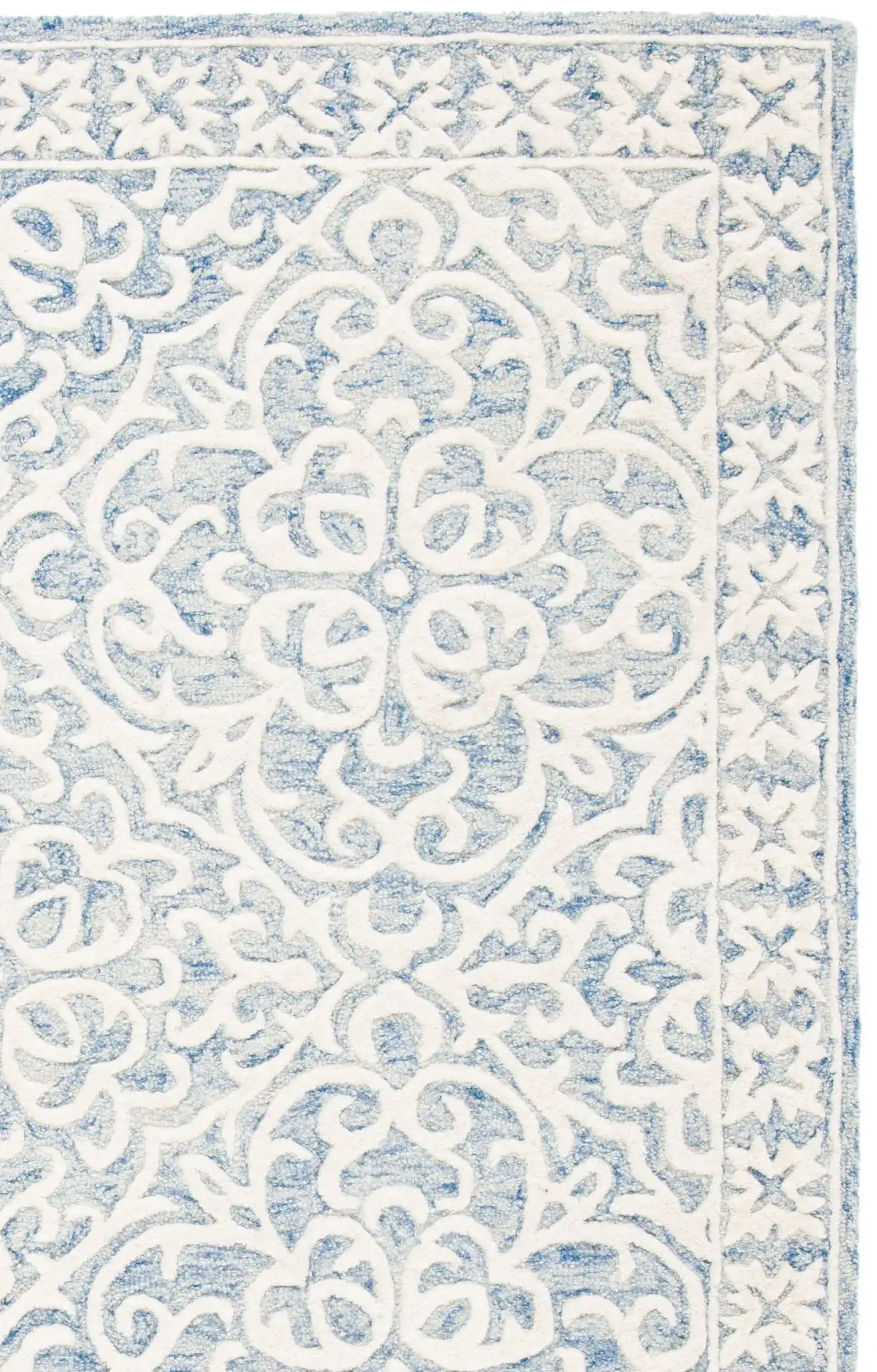 Blue / Ivory