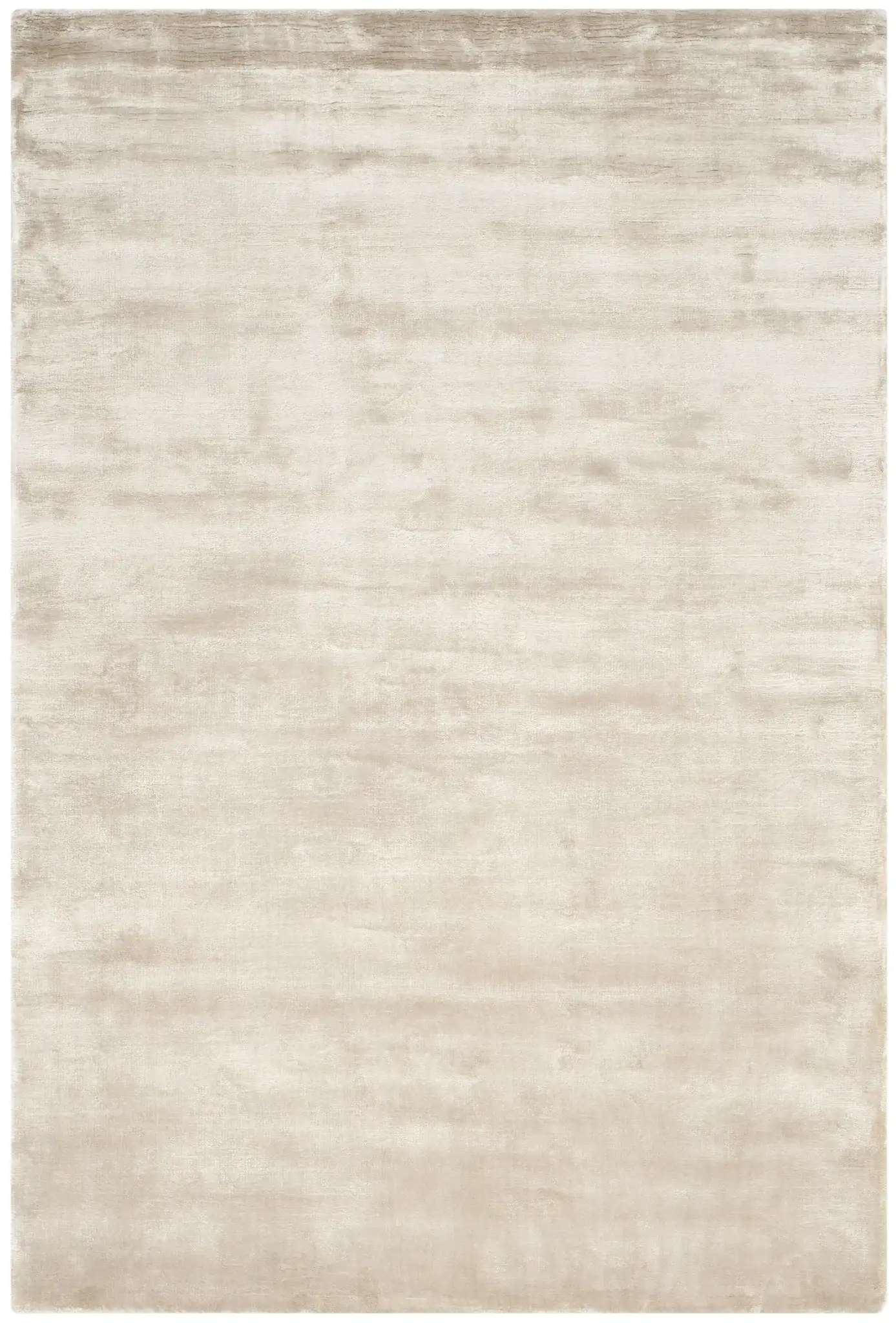 Mirage Solid Hand-Loomed Viscose Rug in Silver