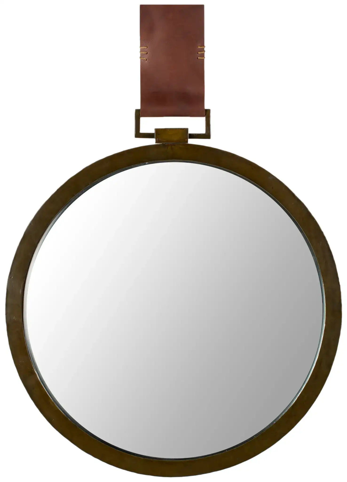 Time Out 21-Inch Strap Mirror in Brown