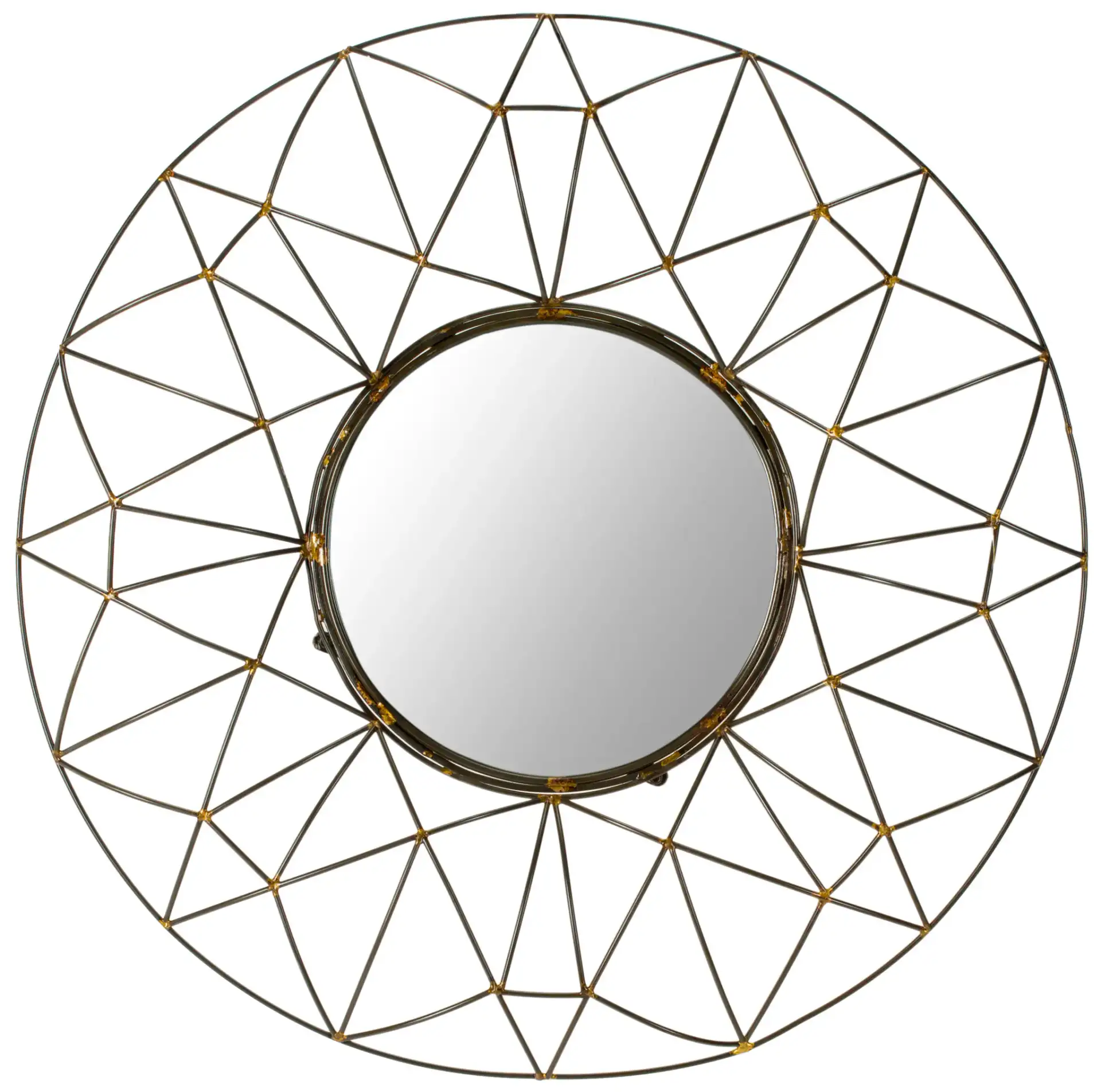 Round Mirror in Natural