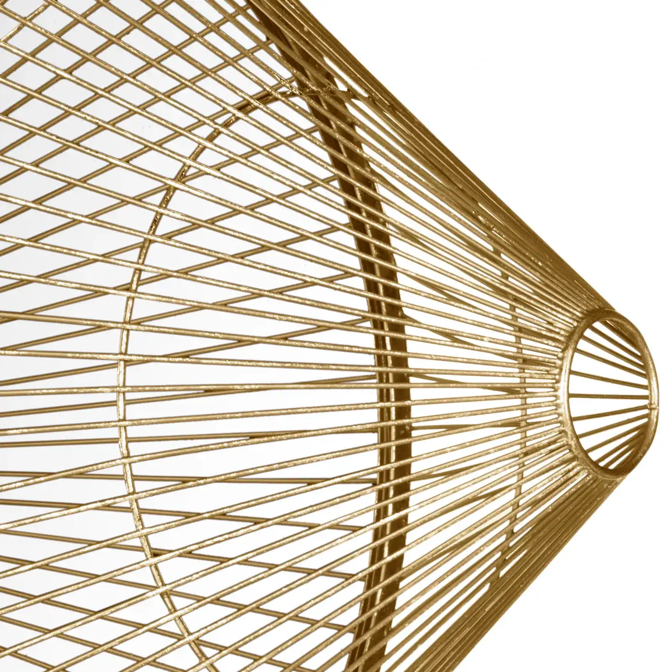Gemini Mirror in Gold in a styled room