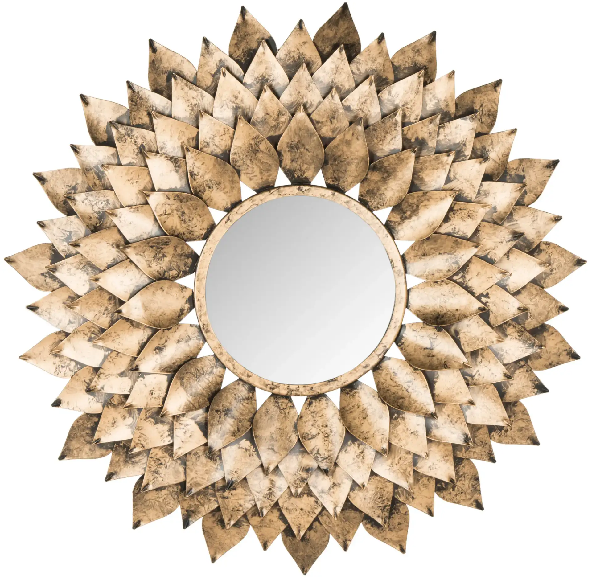 Provence Sunburst Mirror in Gold