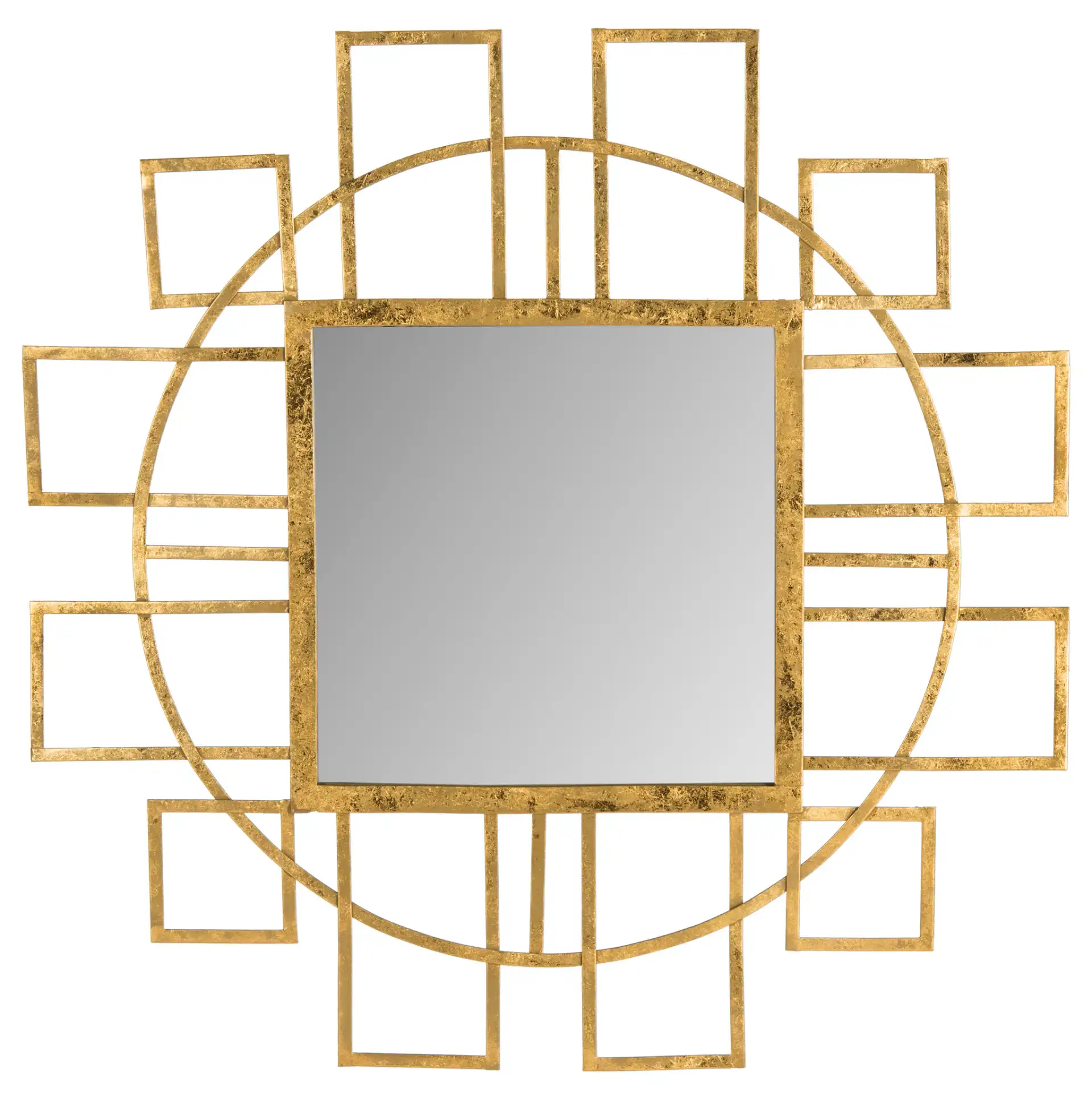 Matrix Mirror in Gold