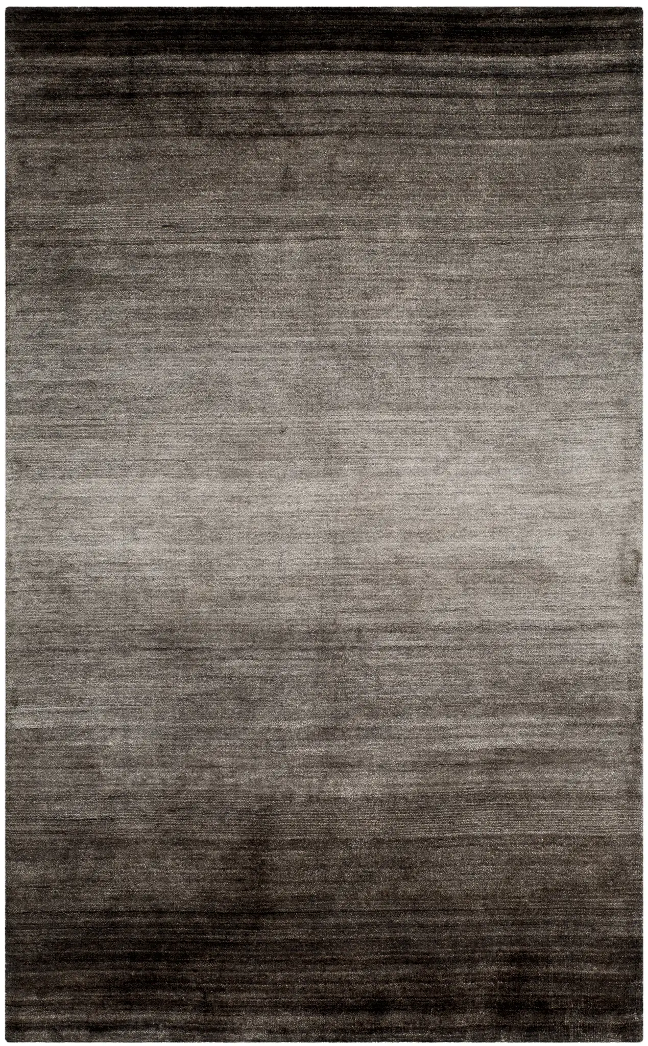 Mirage Gradient Hand-Loomed Rug in Black