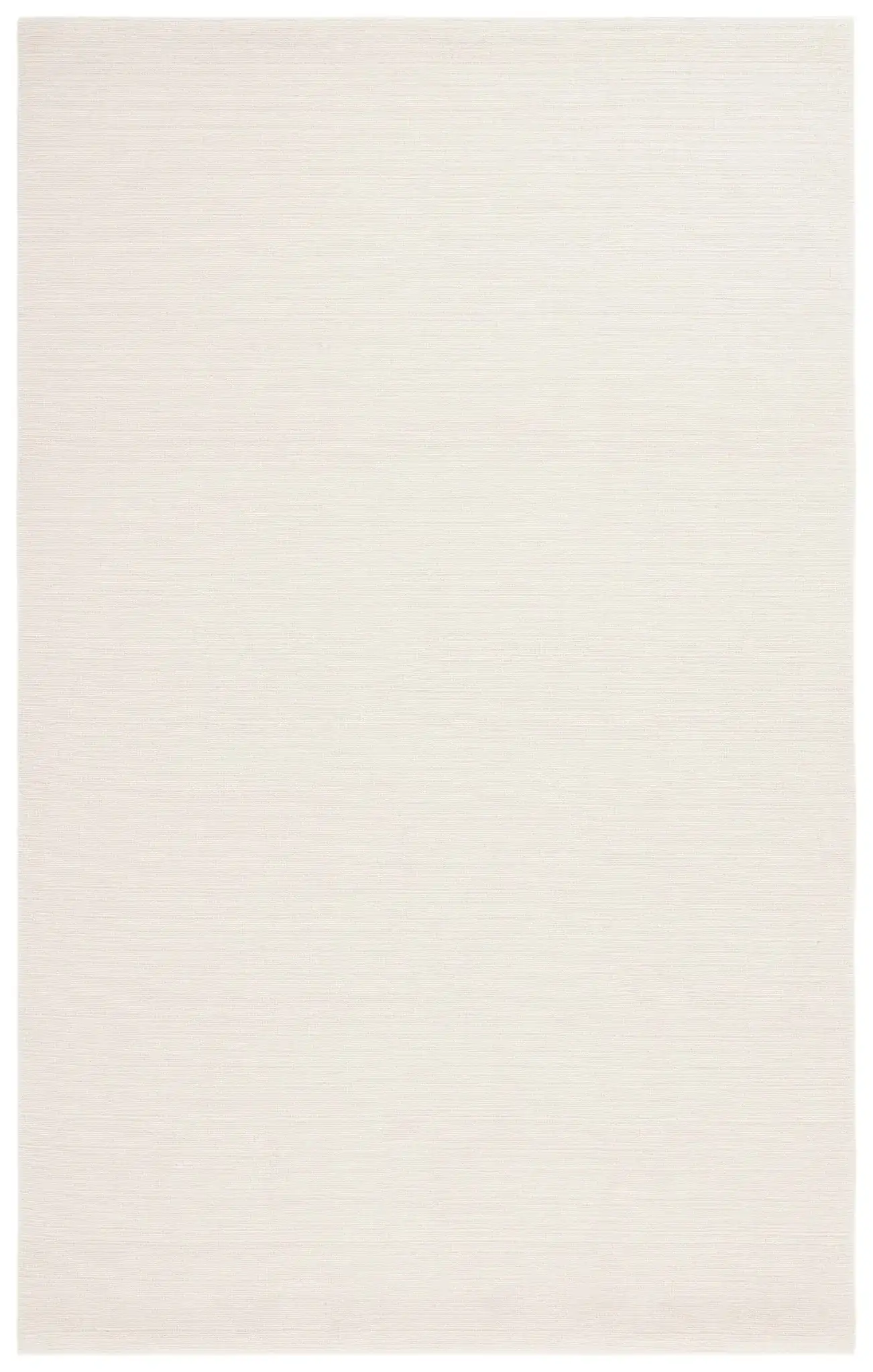 Mirage Solid Hand-Loomed Wool Rug in Ivory