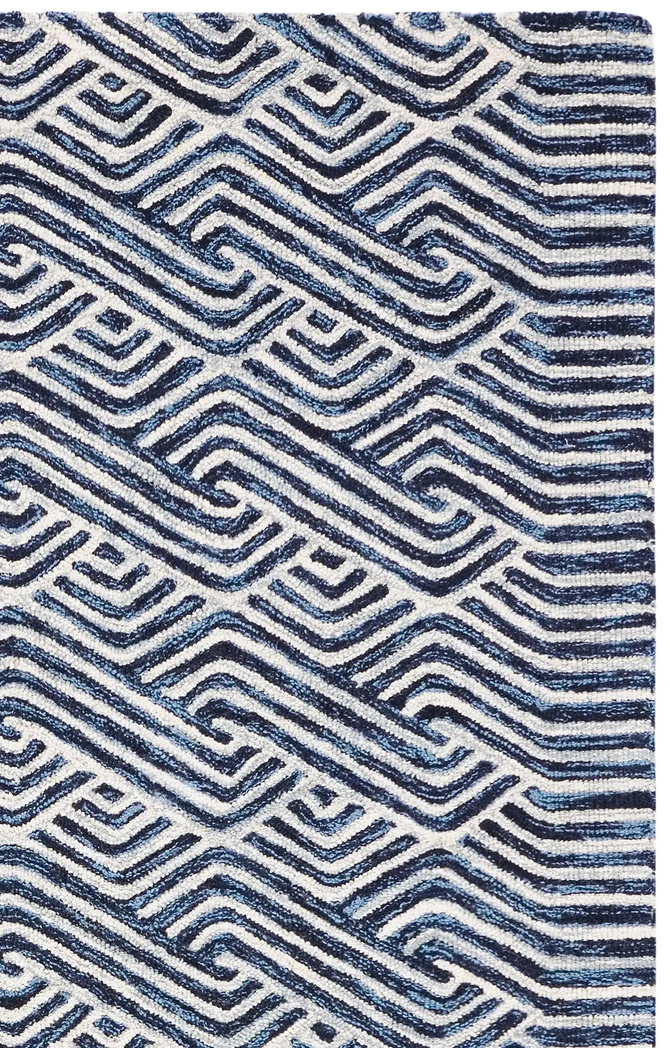 Dark Blue / Ivory