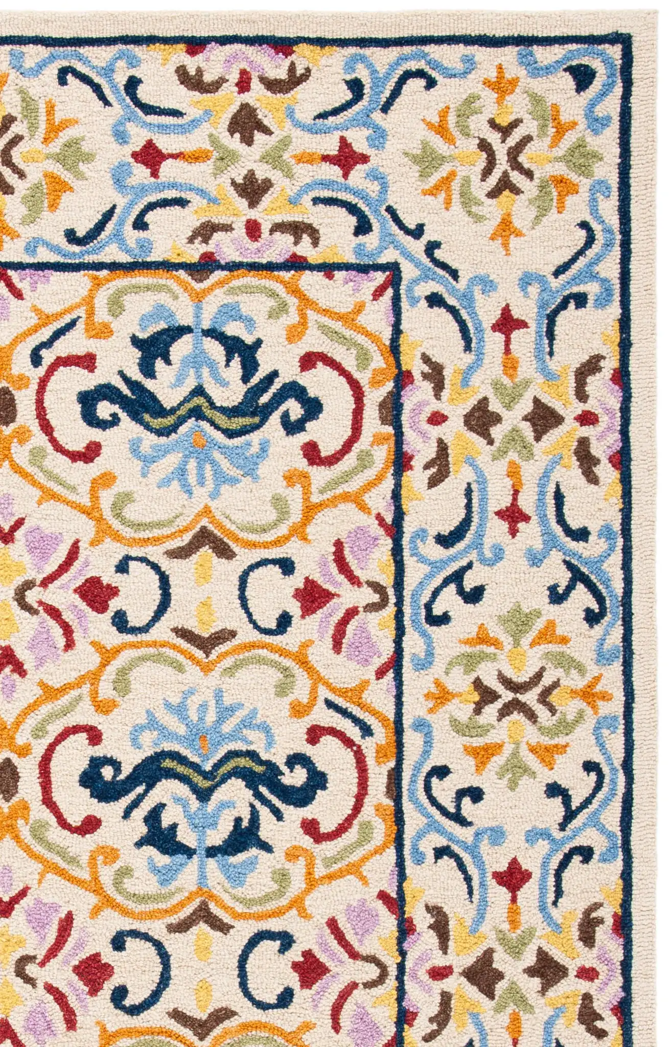 Beige / Blue