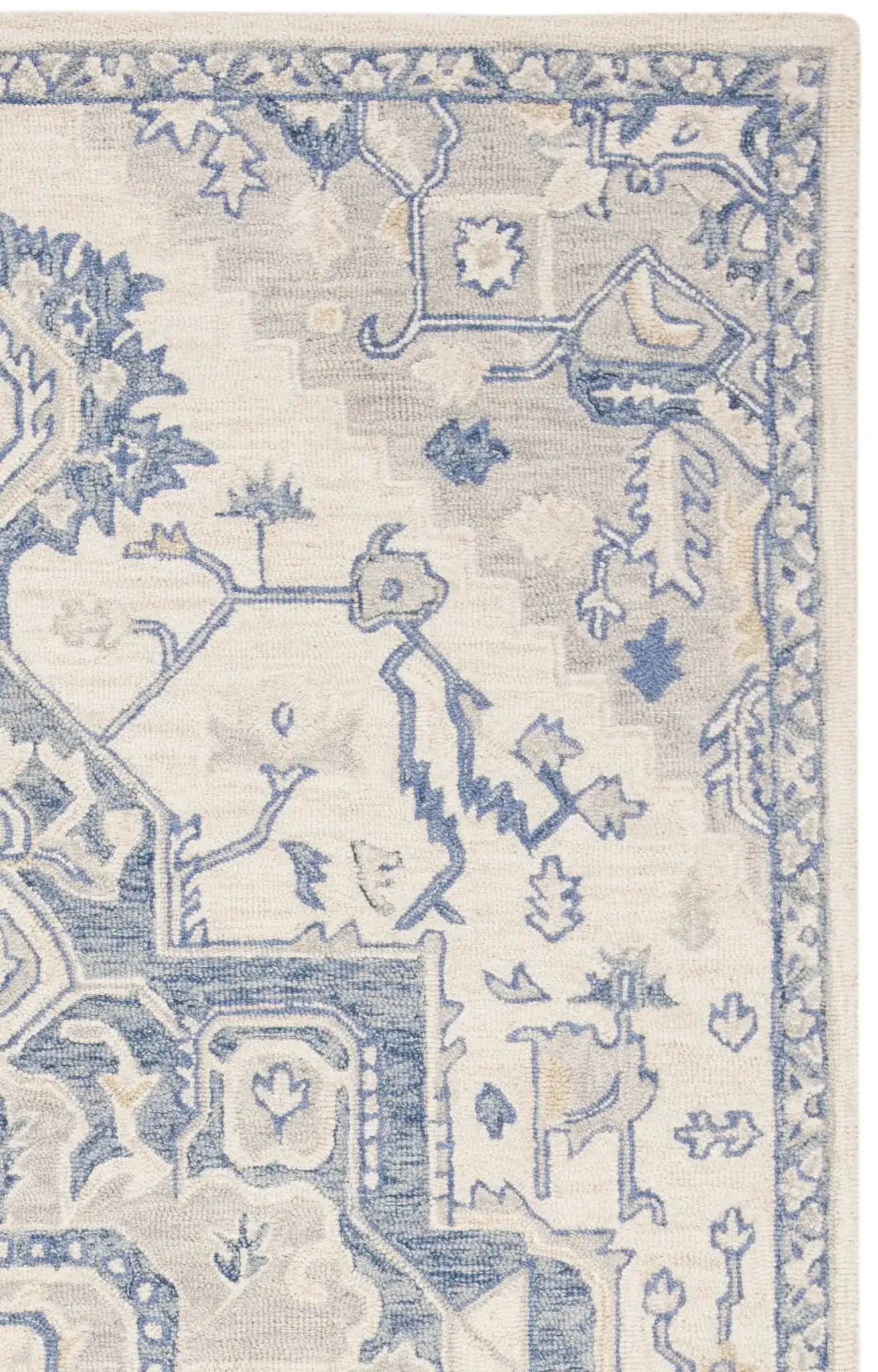 Ivory / Blue