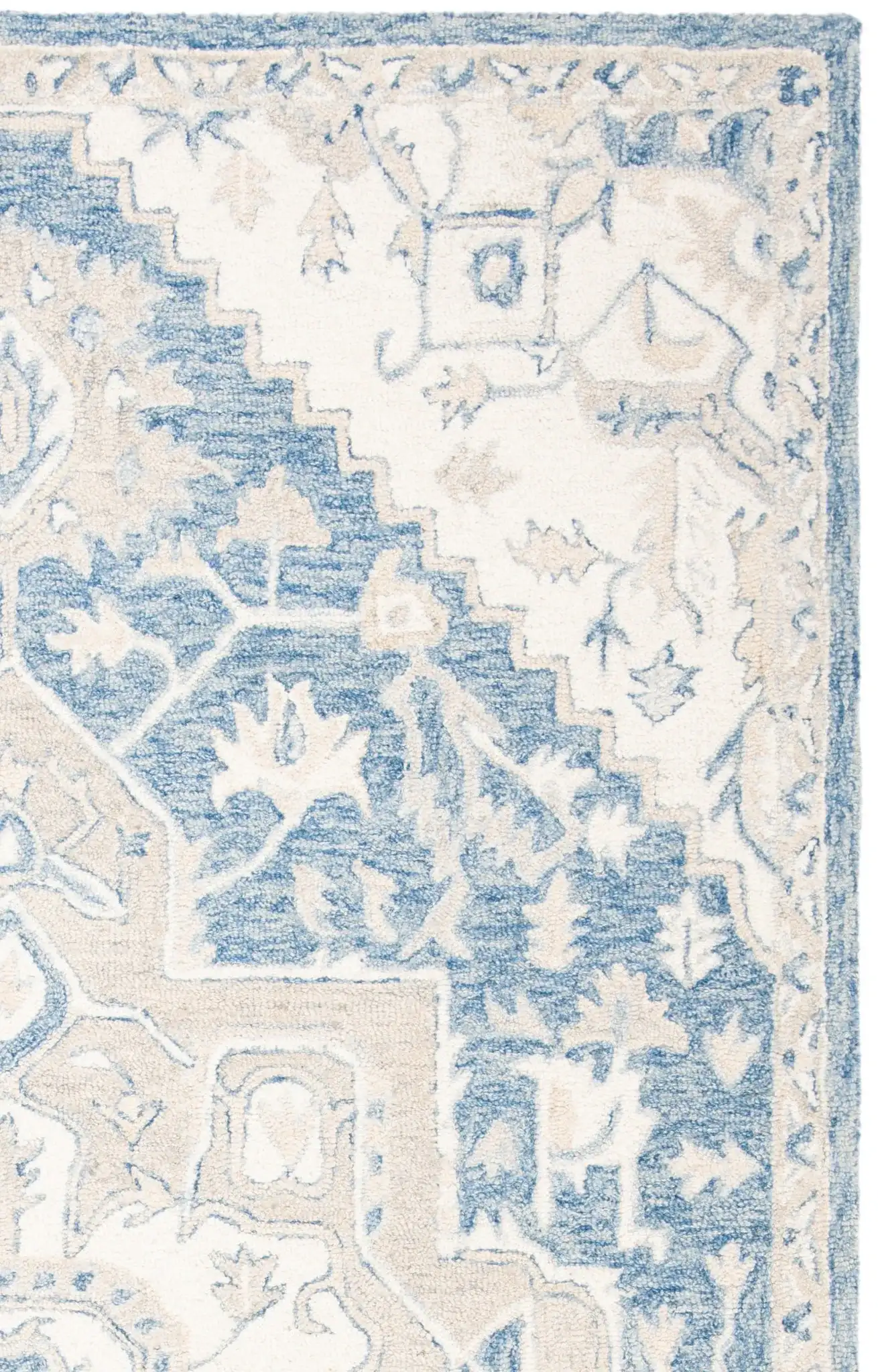 Blue / Ivory
