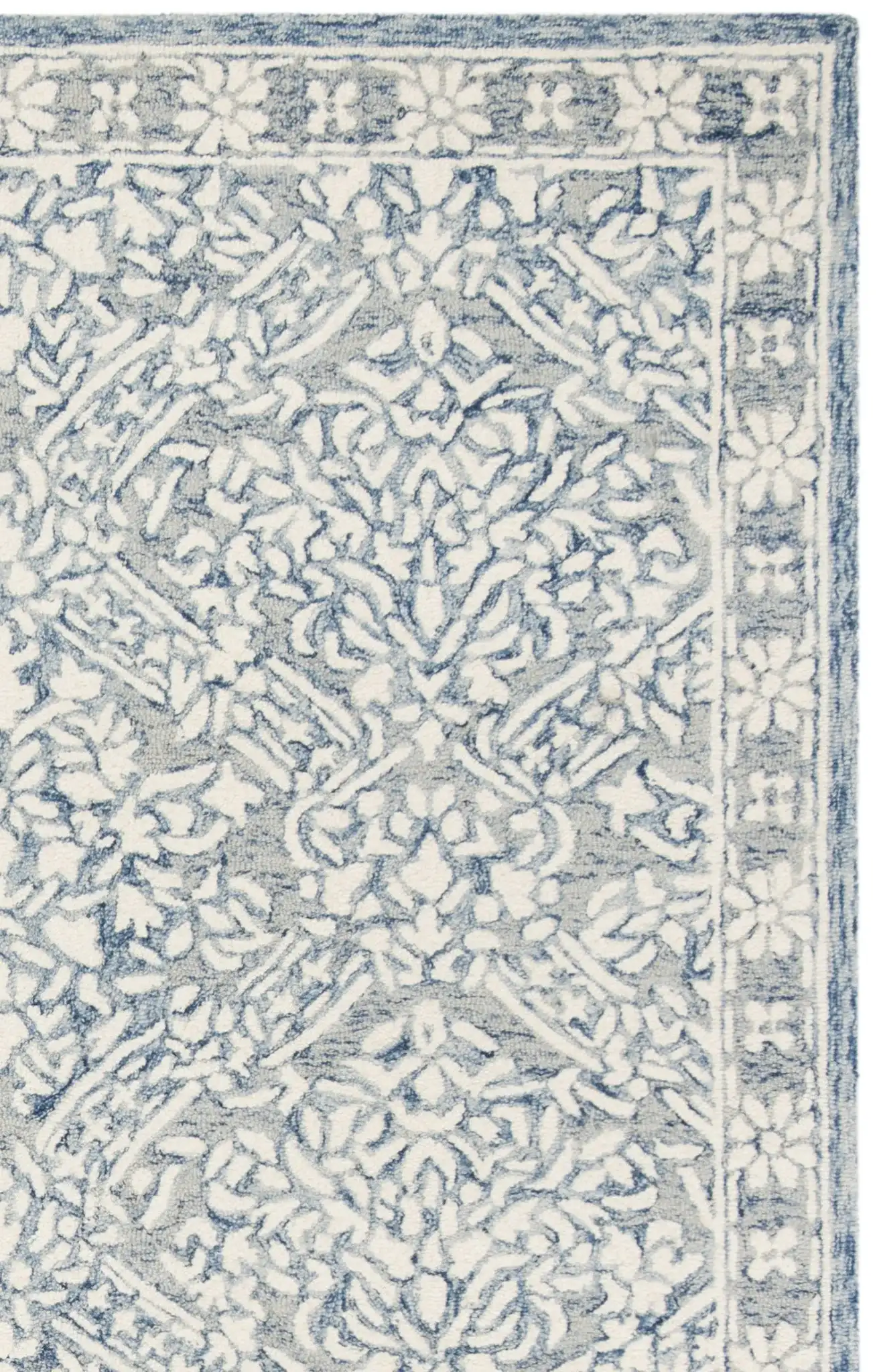 Blue / Ivory