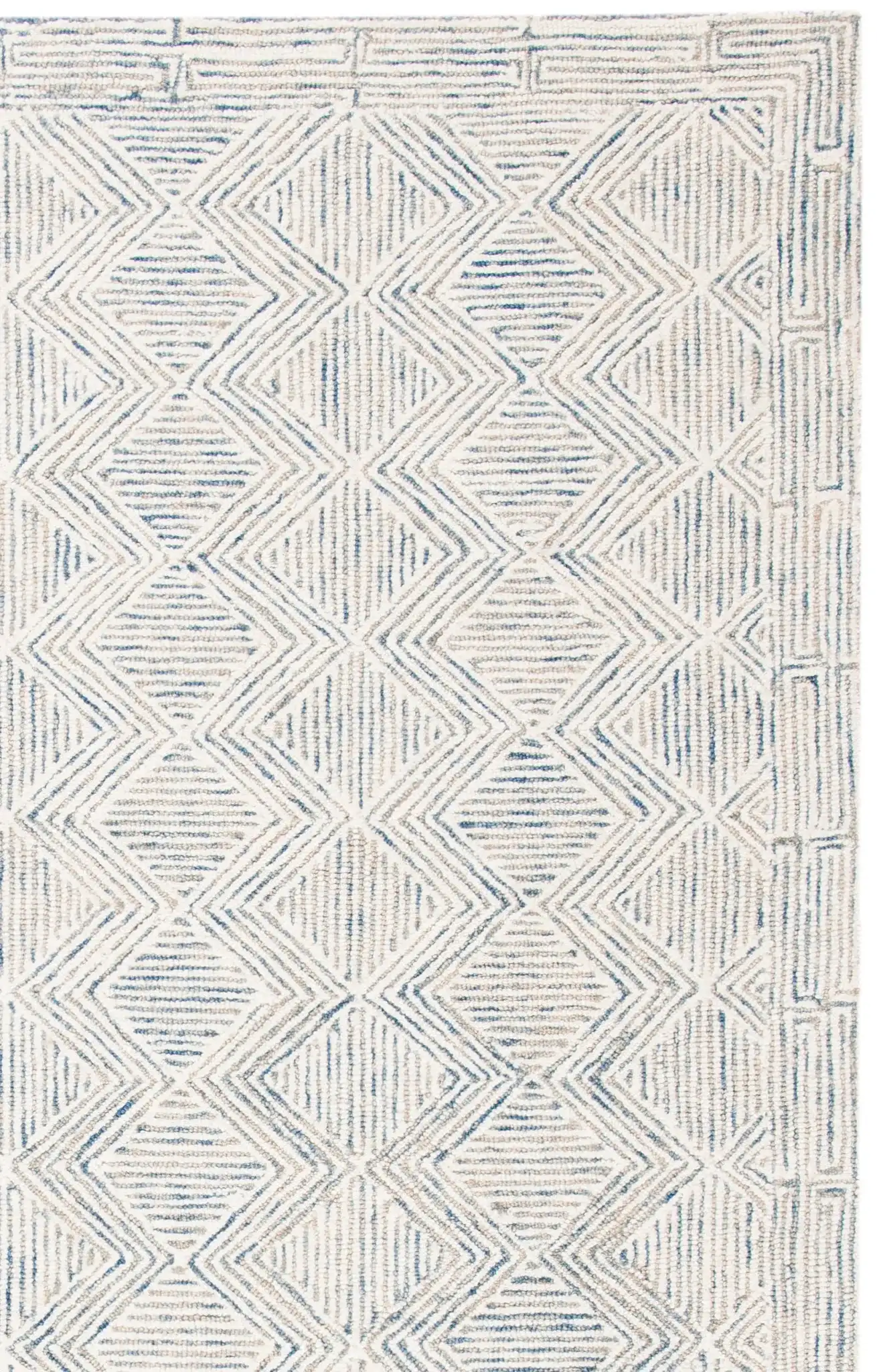 Blue / Ivory