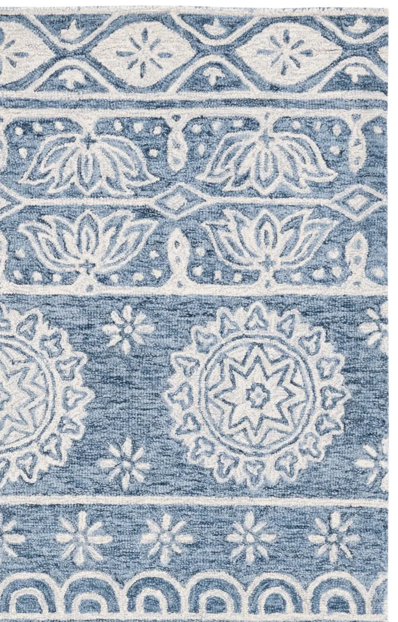 Blue / Ivory