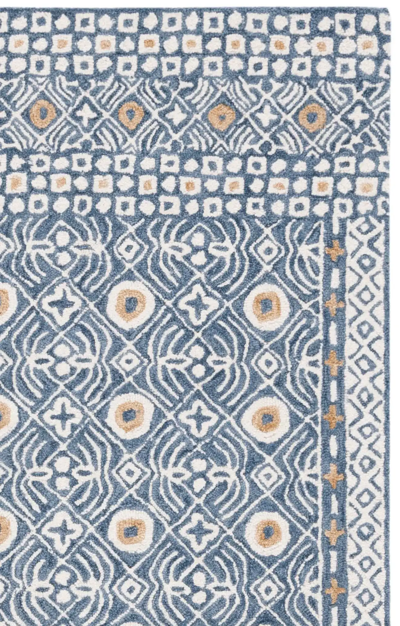 Blue / Ivory