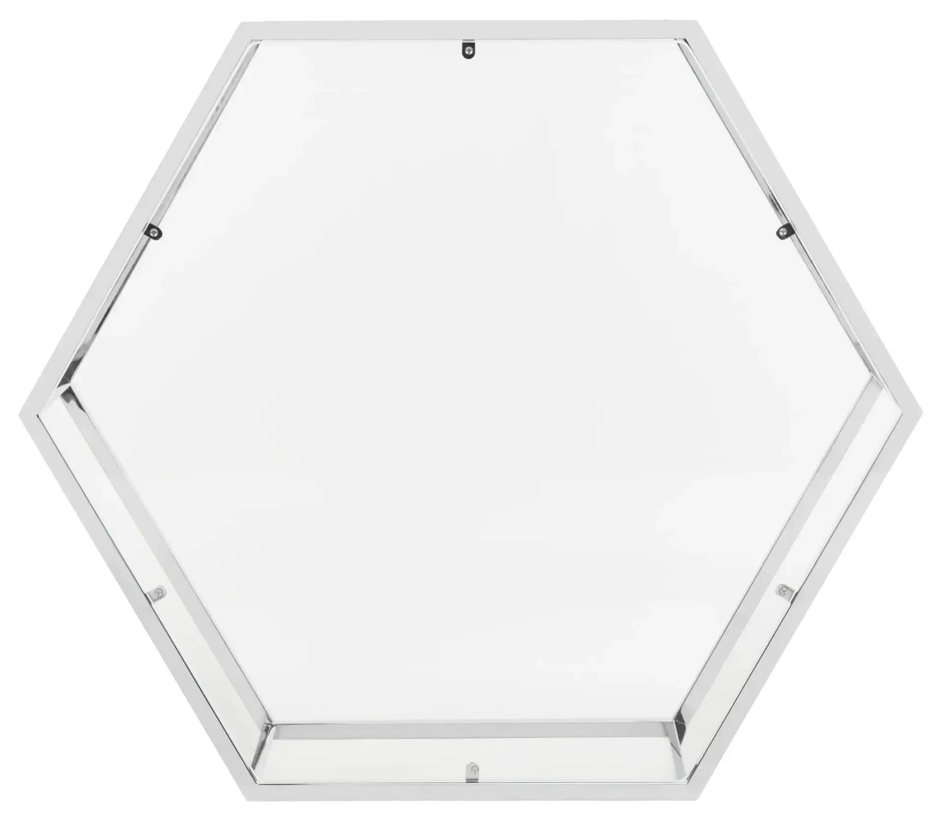 Eliana Coffee Table in Chrome, detail view