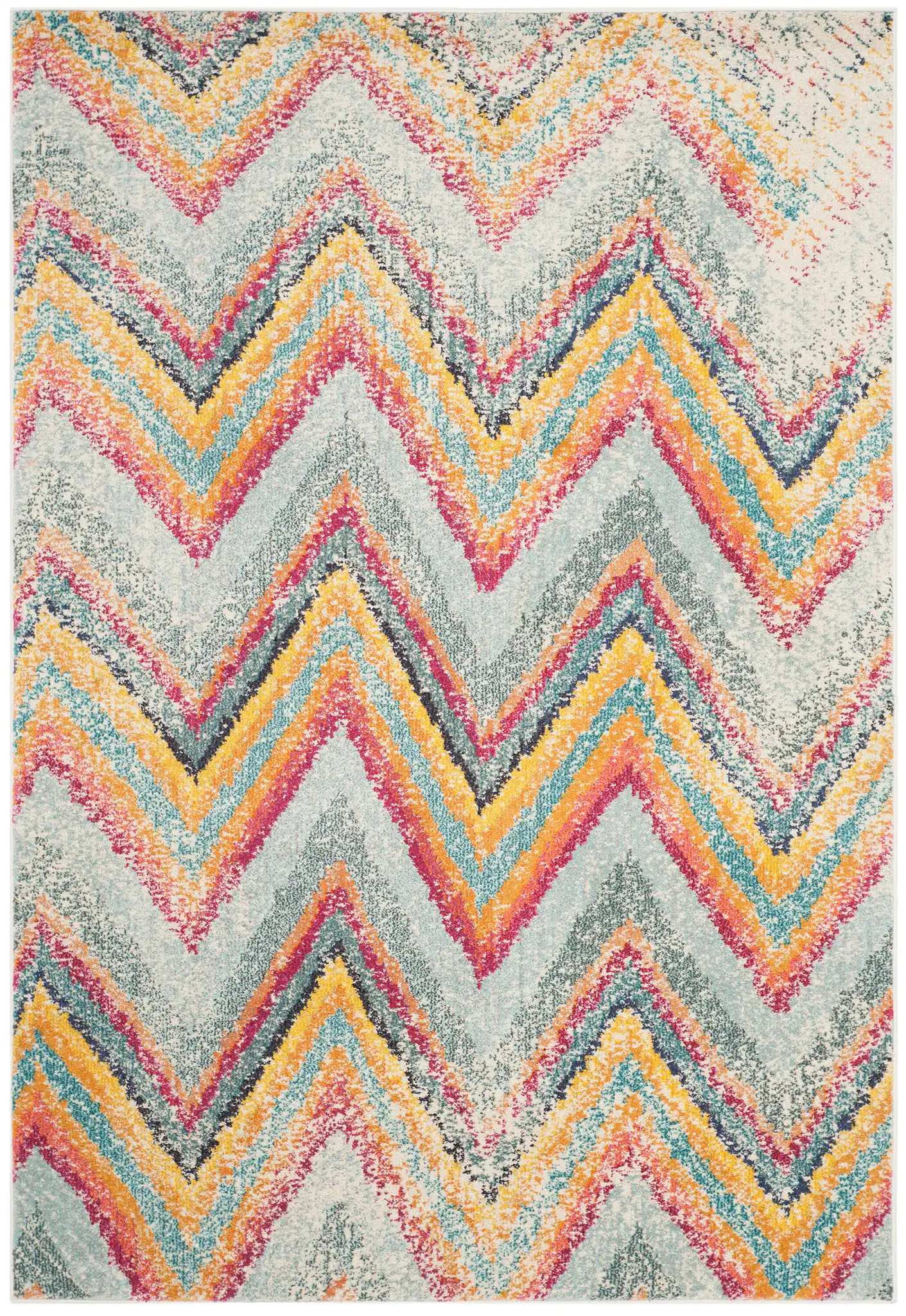 Monaco Zigzag Rug in Multicolor