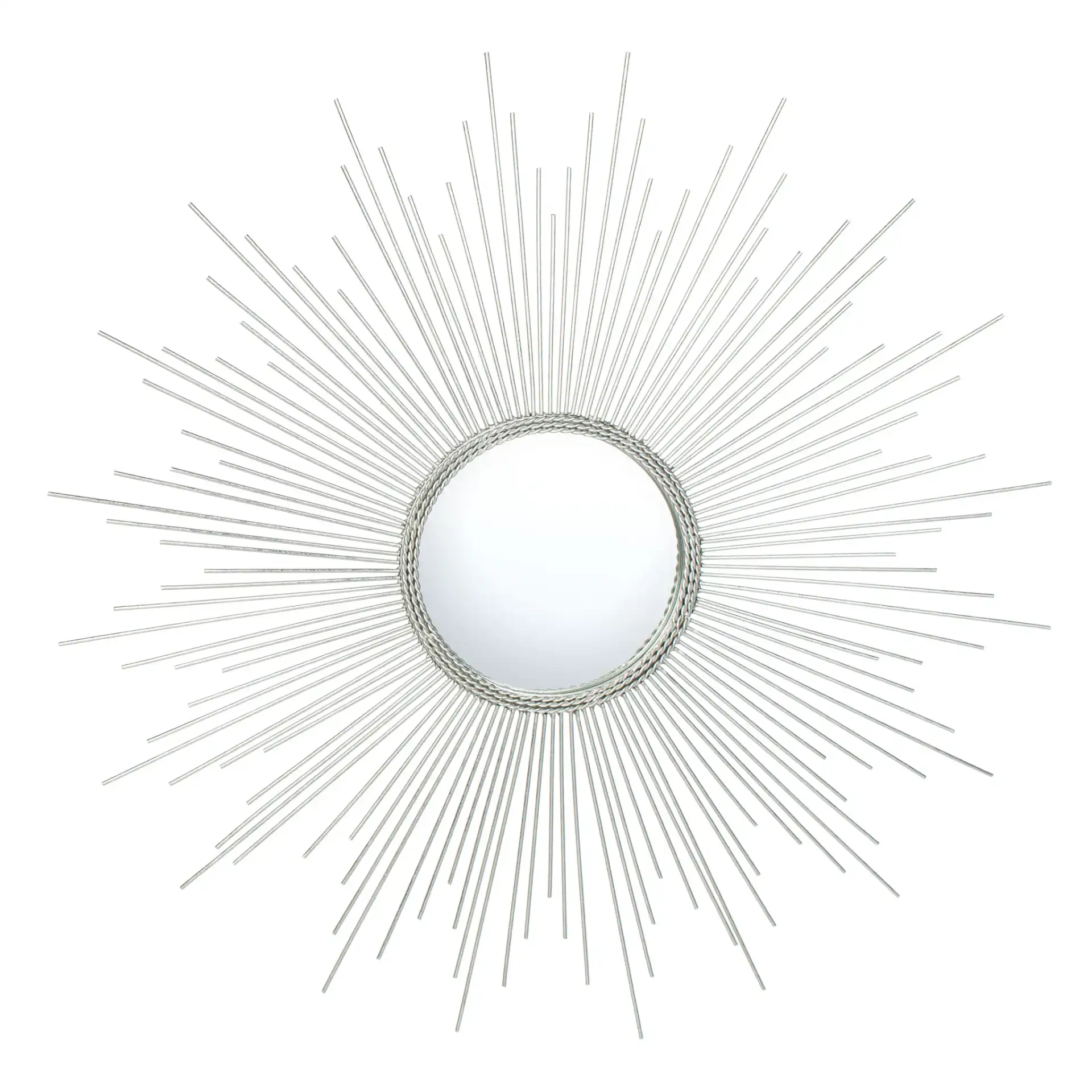 Emme Sunburst Mirror in Silver
